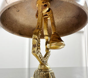 Vintage Ornate BRASS Shop Counter Desk Service Bell | Adelaide Clocks