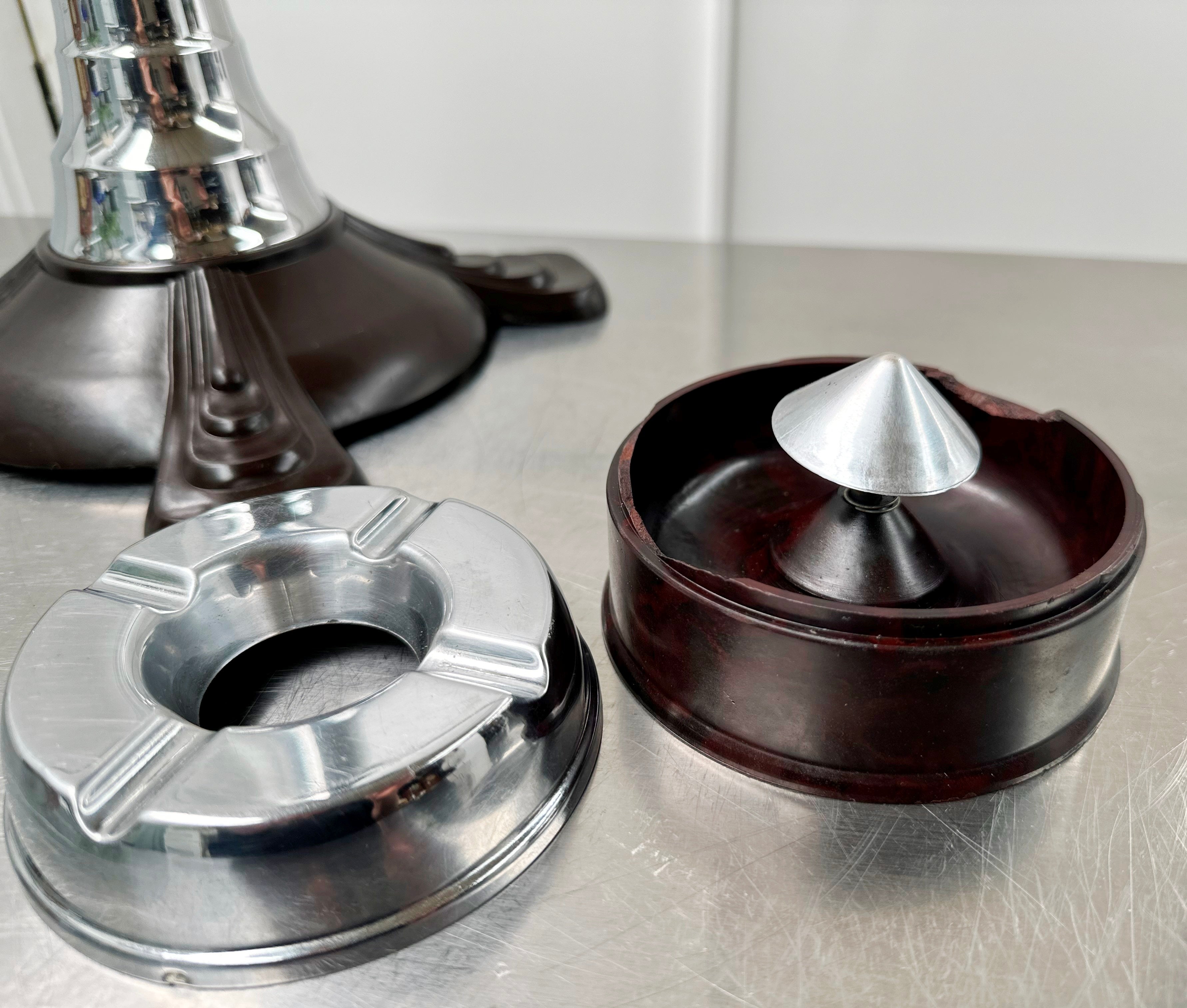 Vintage 1920's RANLEIGH Ashtray Pedestal Stand | Adelaide Clocks