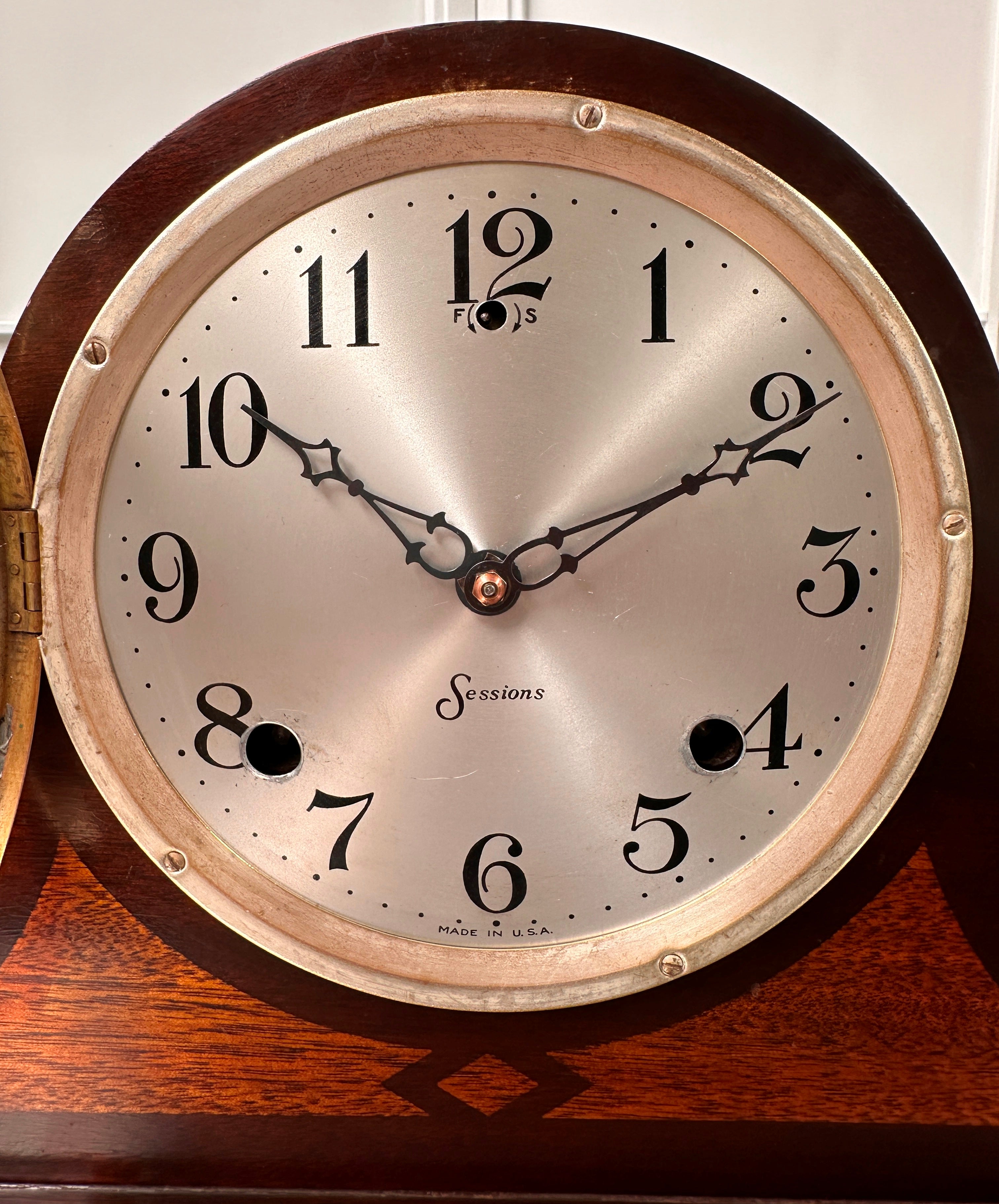 Vintage Sessions Hammer on Coil Strike Mantel Clock | Adelaide Clocks