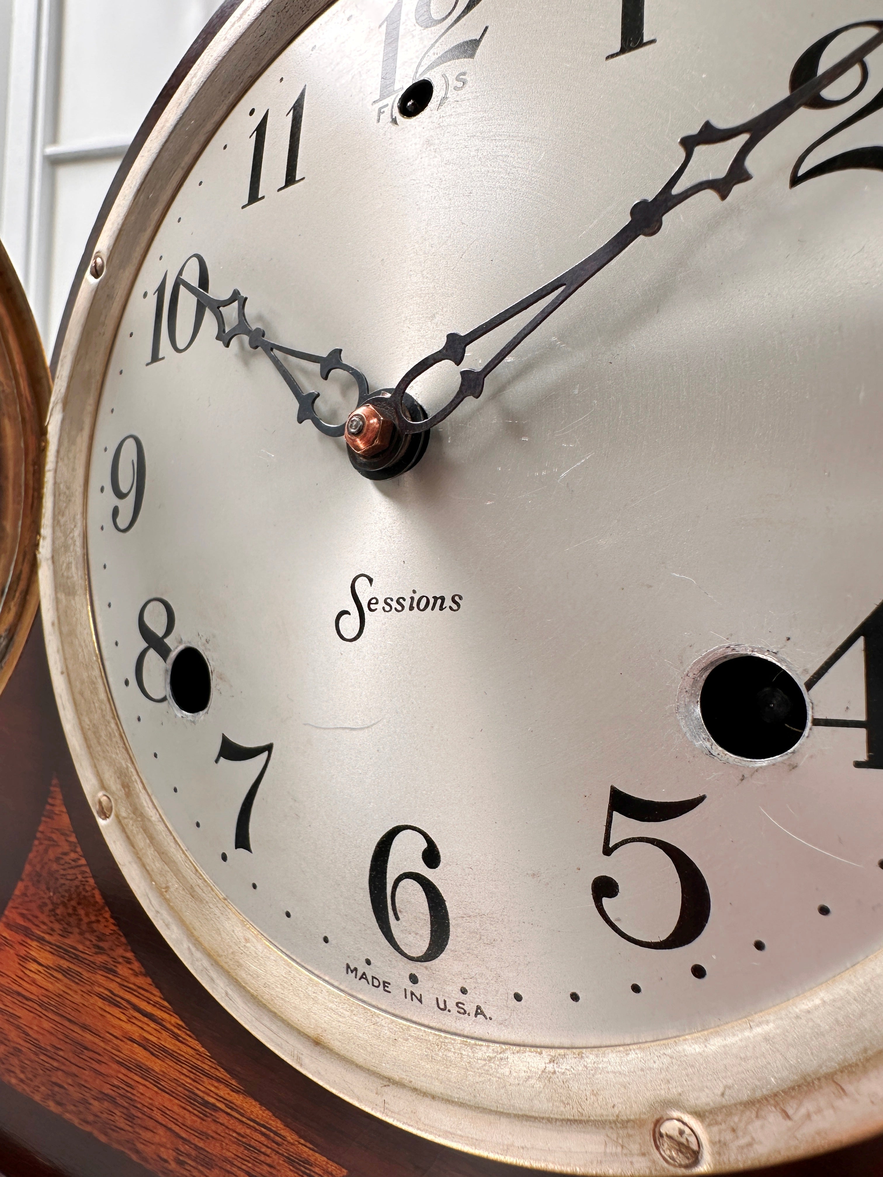 Vintage Sessions Hammer on Coil Strike Mantel Clock | Adelaide Clocks