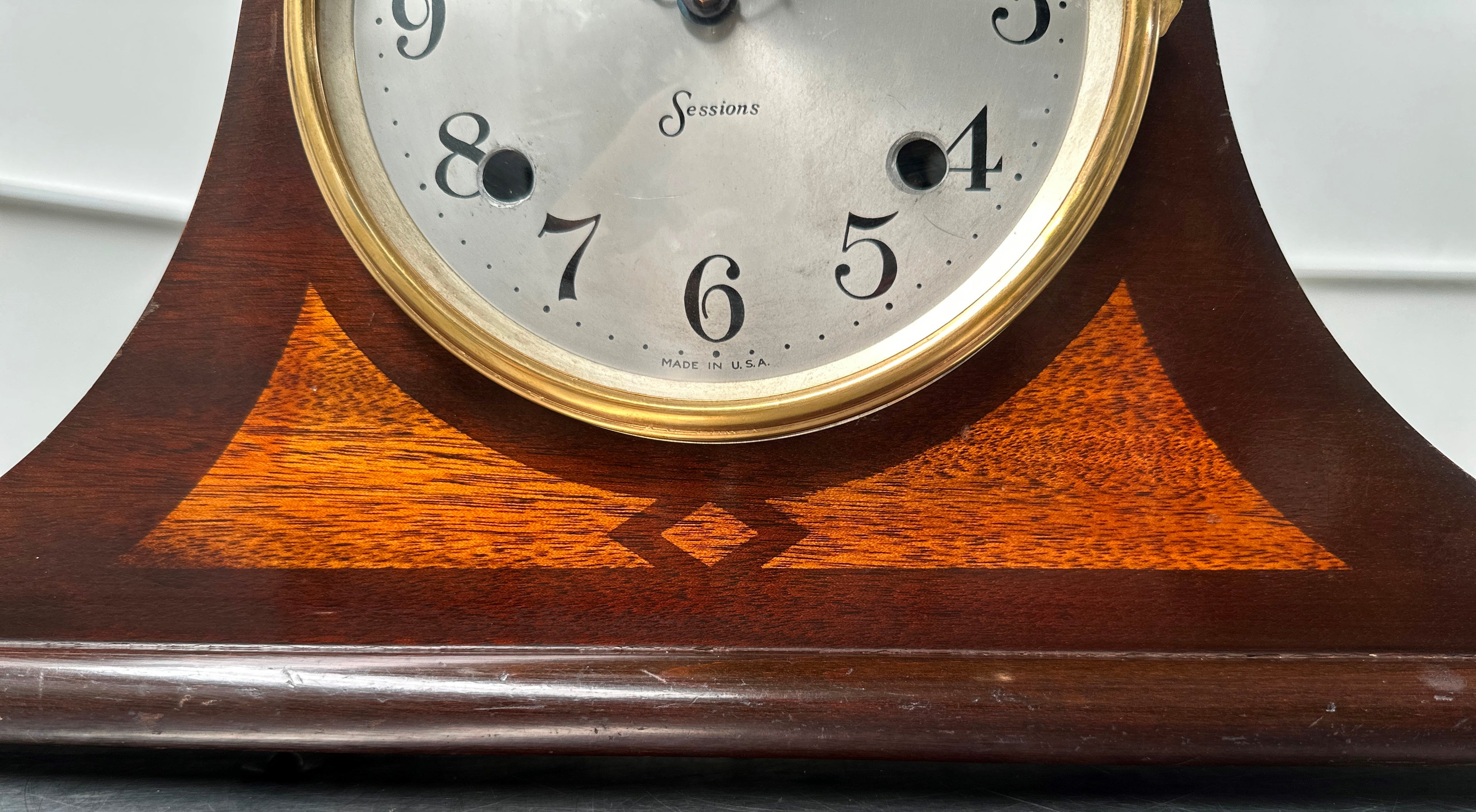 Vintage Sessions Hammer on Coil Strike Mantel Clock | Adelaide Clocks