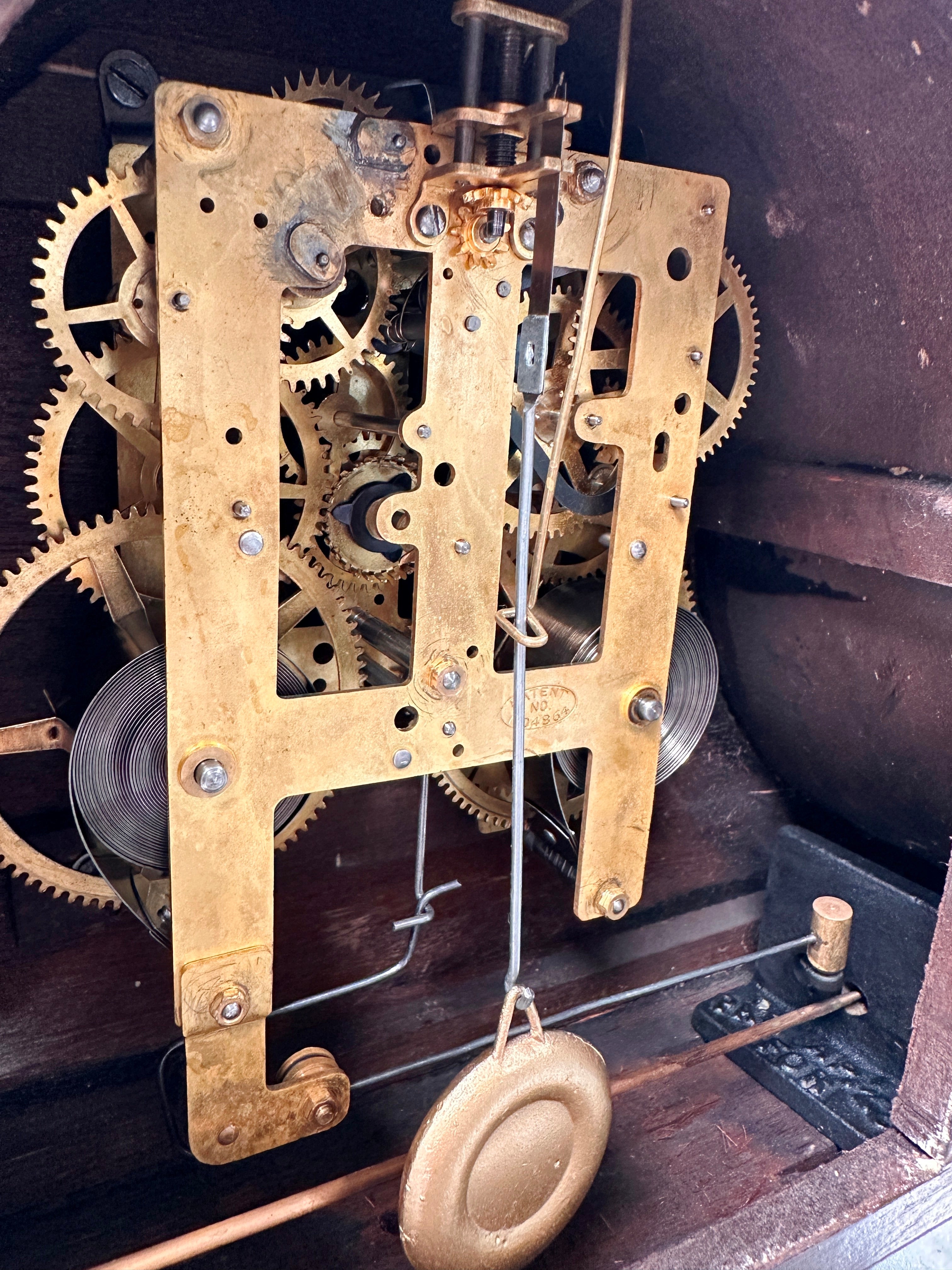Vintage Sessions Hammer on Coil Strike Mantel Clock | Adelaide Clocks