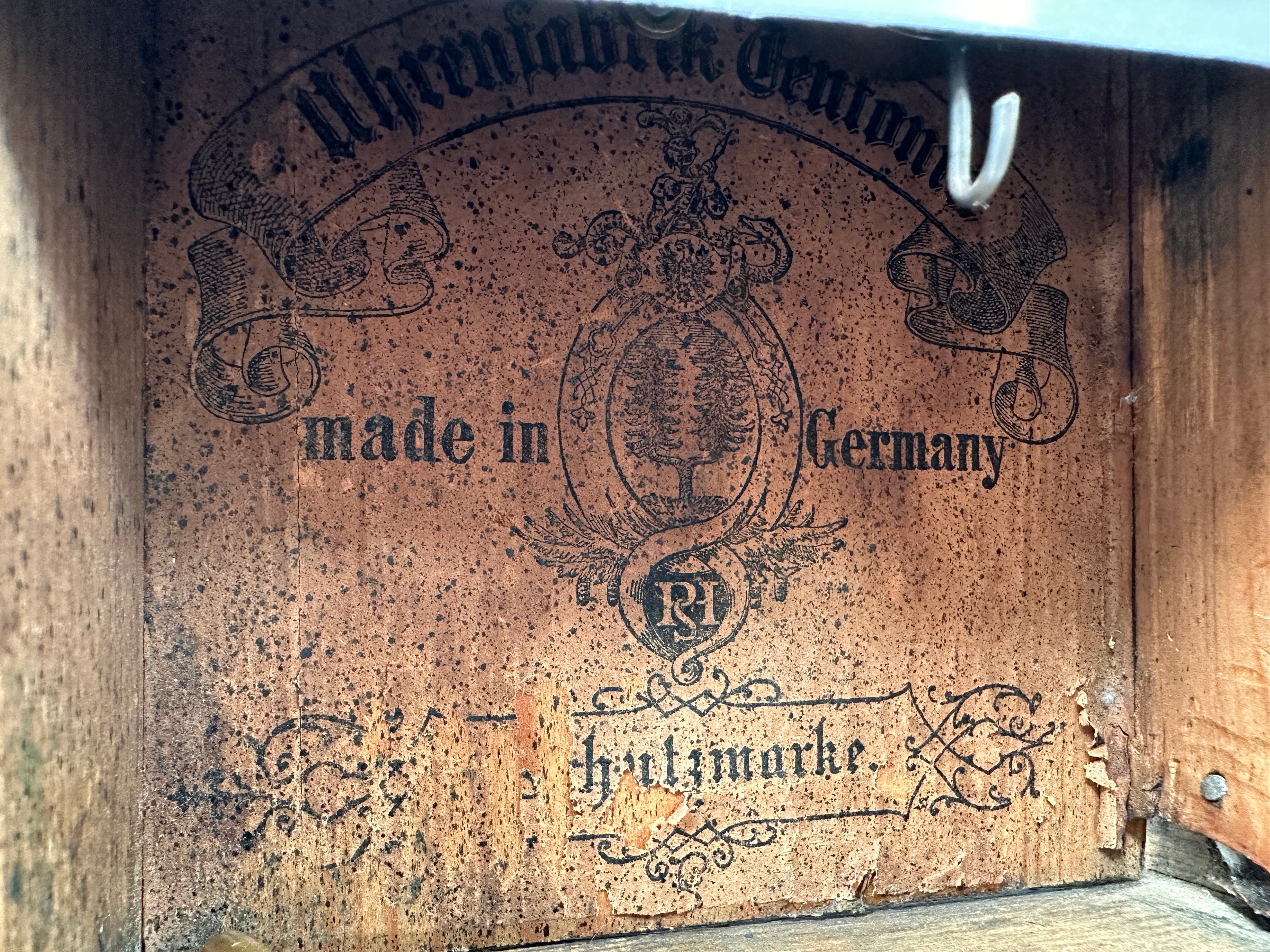 Antique German Gothic Petite Pendulum Mantel Clock | Adelaide Clocks