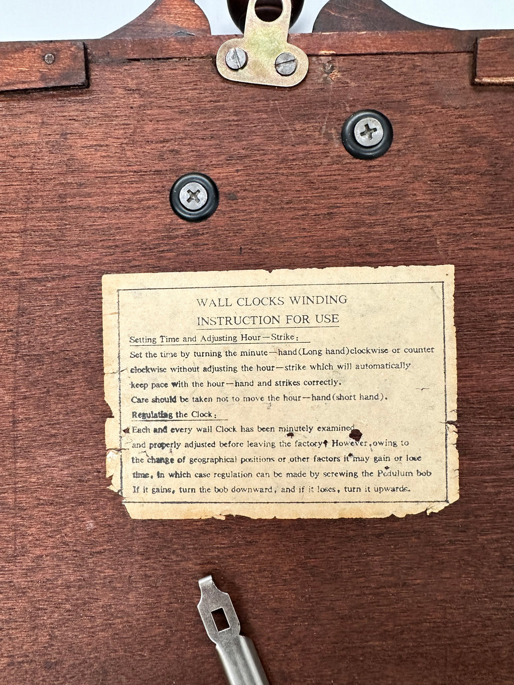 Vintage LIKA 31x Day Hammer Chime Wall Clock | Adelaide Clocks