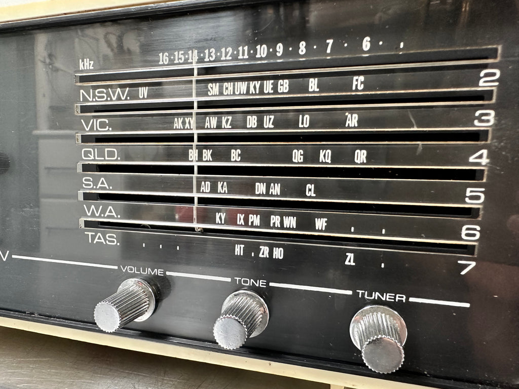 Vintage HMV 1970 Alarm Clock Radio | Adelaide Clocks