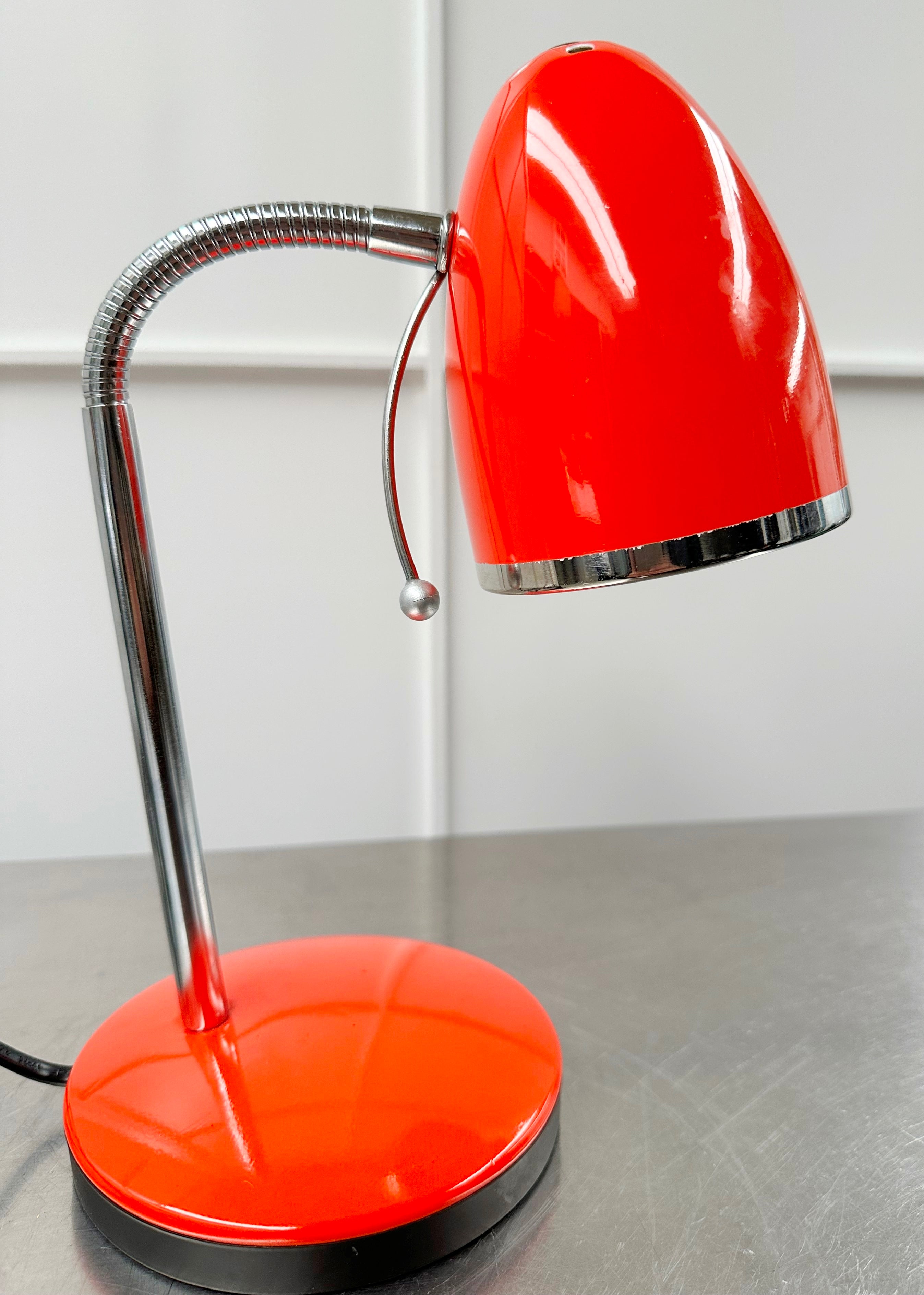 Retro Orange Table Top Desk Lamp | Adelaide Clocks