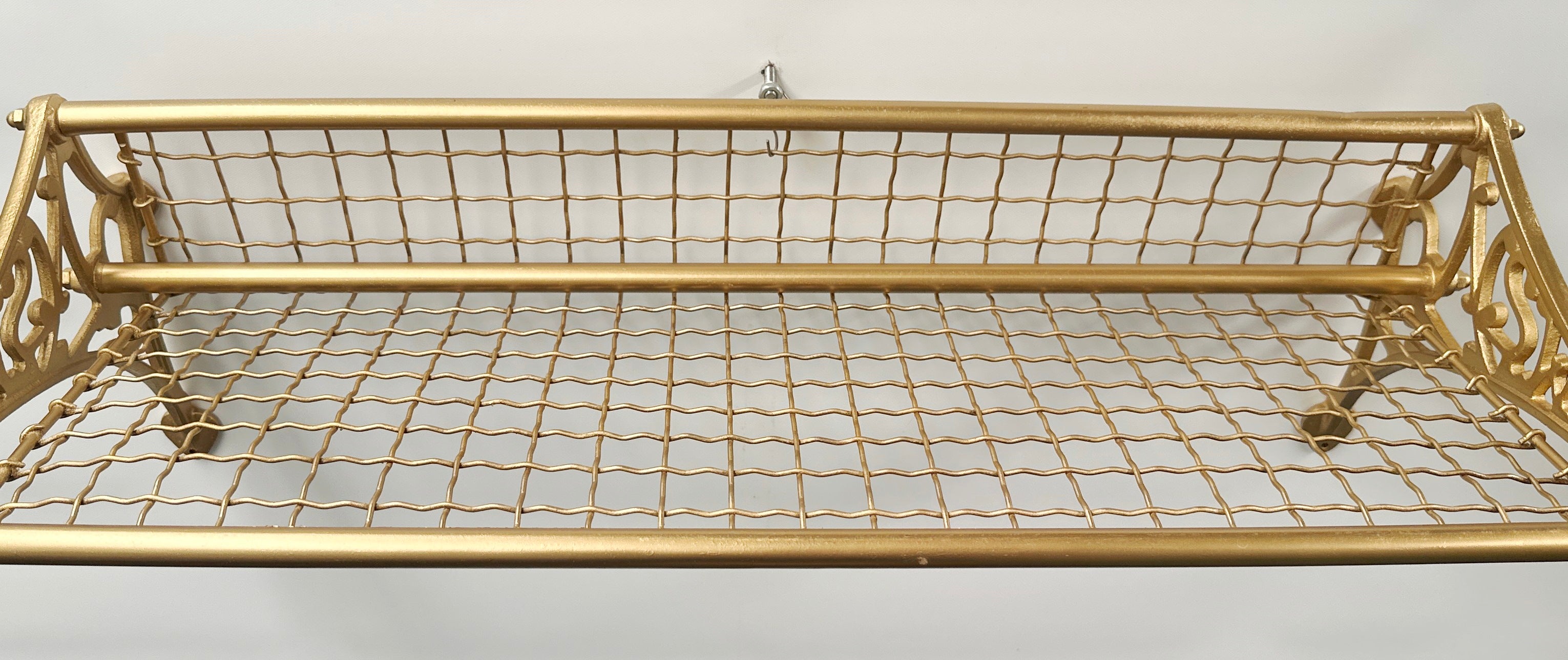 Vintage NSWR Brass Train Luggage Storage Rack | Adelaide Clocks