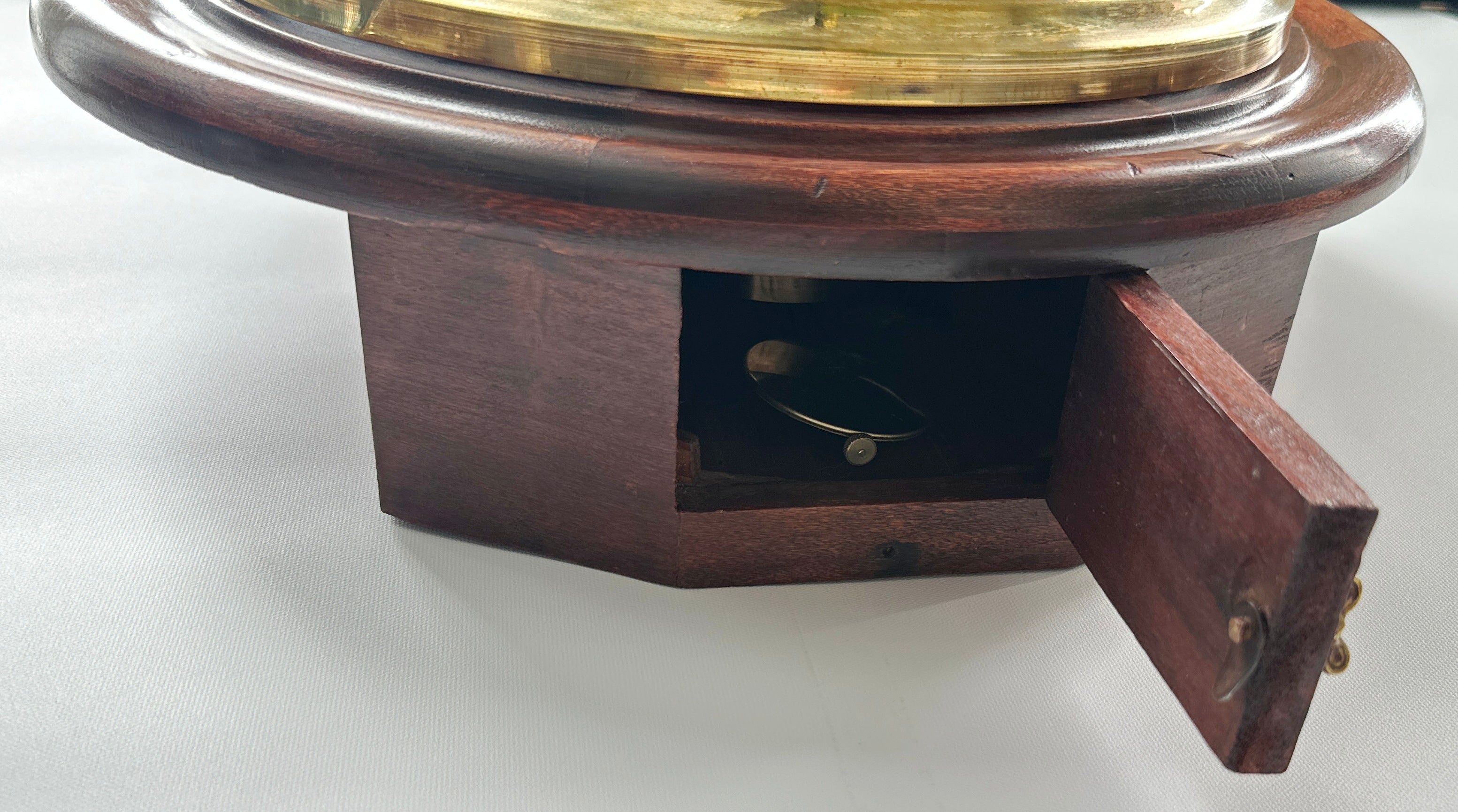 Antique ANSONIA Round Station Wall Clock | Adelaide Clocks