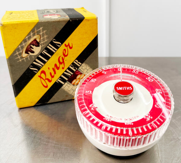 Vintage Original Boxed Smiths 1hr Kitchen Bell Ring Timer | Adelaide Clocks