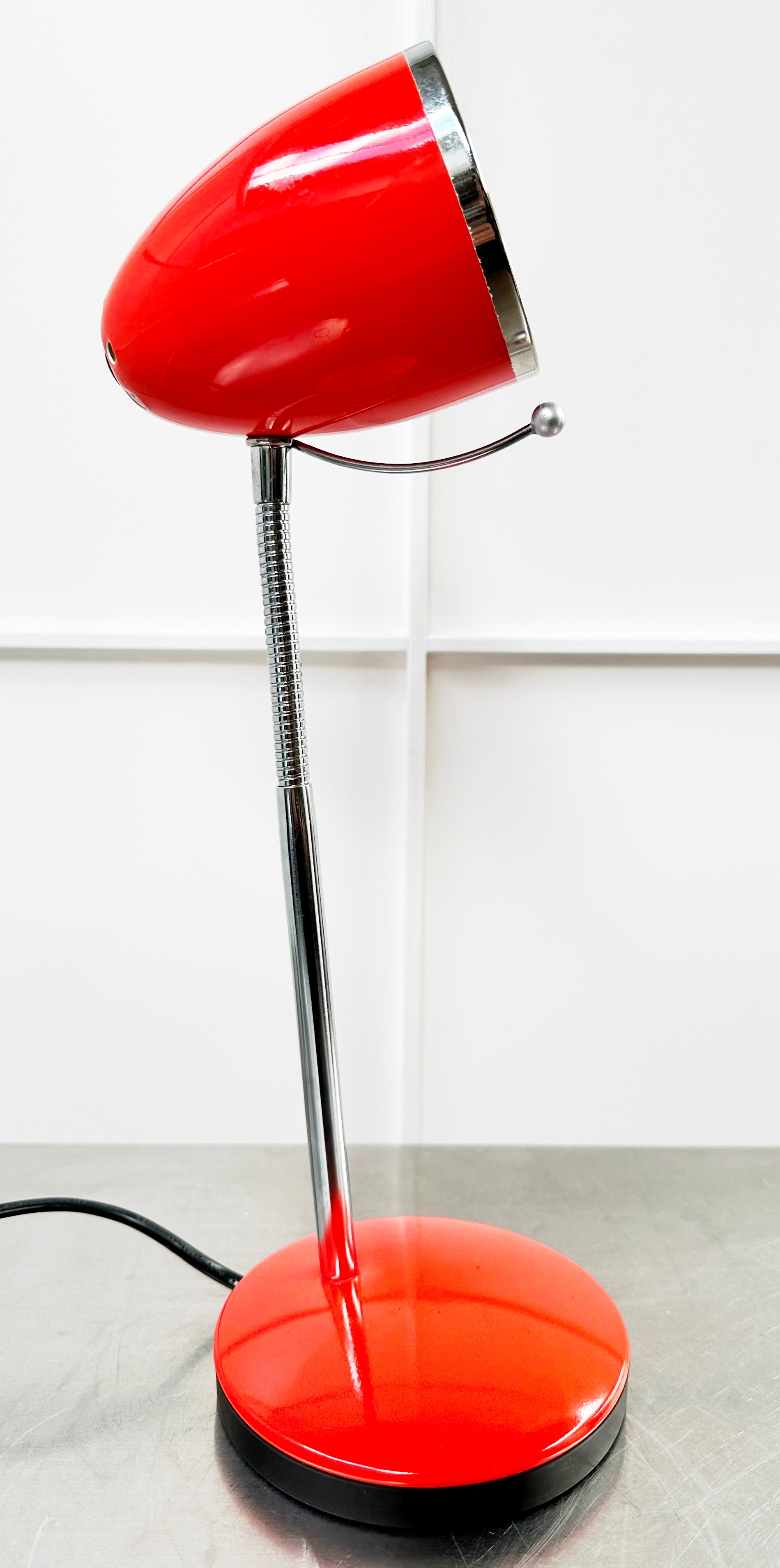Retro Orange Table Top Desk Lamp | Adelaide Clocks
