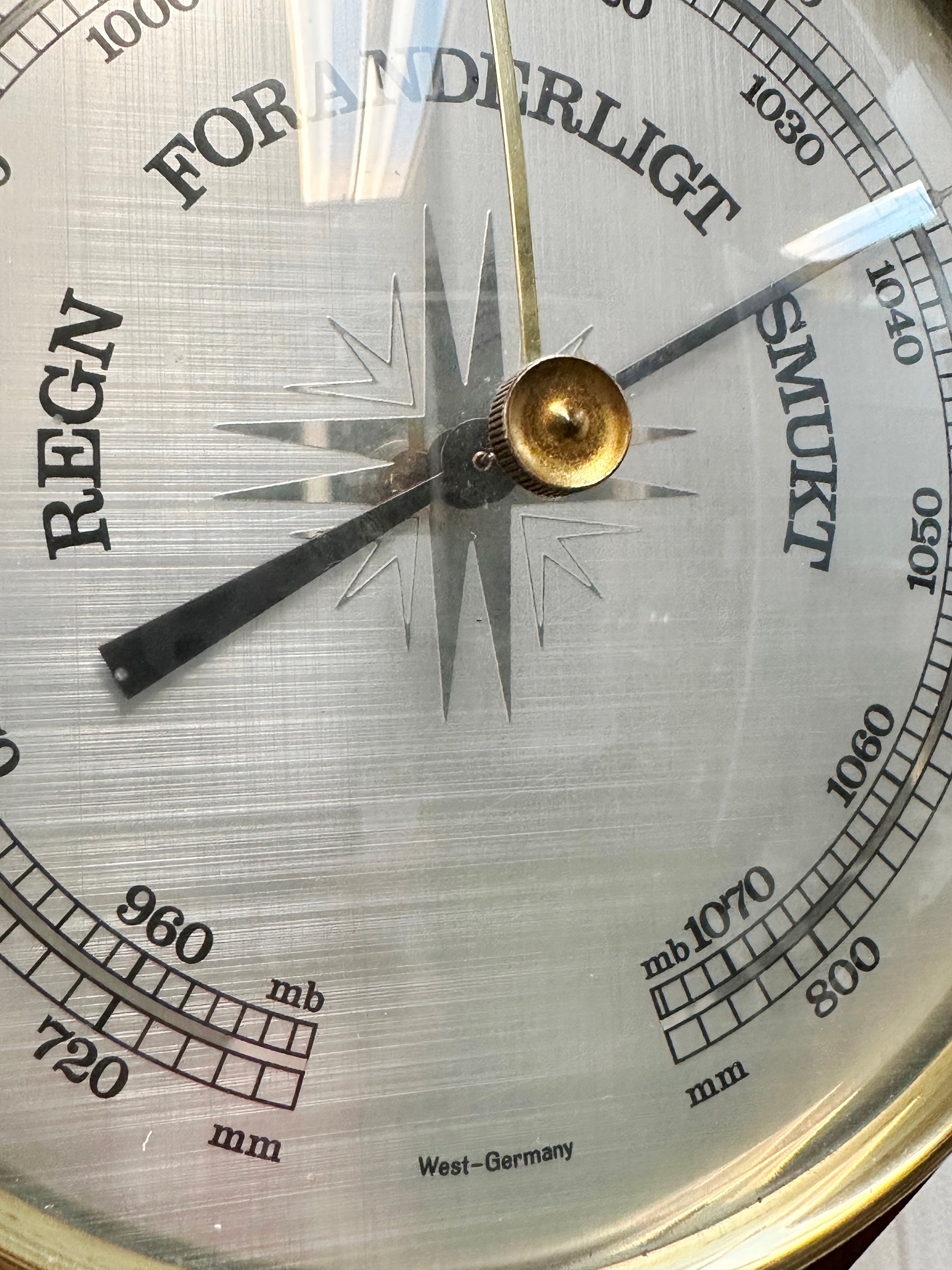 Vintage German Barometer, Thermometer & Hygrometer Wall Hanging | Adelaide Clocks