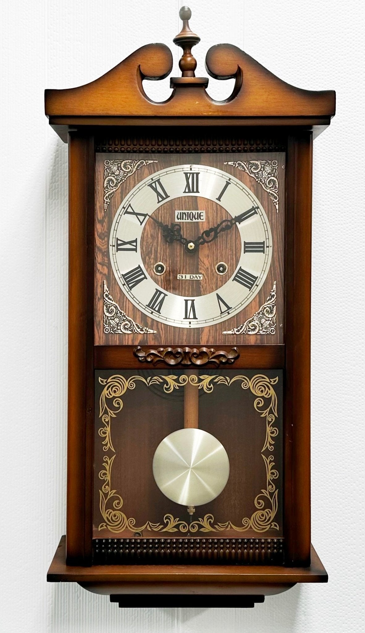 Only Clocks Vintage 31 Day UNIQUE Pendulum Wall Clock – Adelaide Clocks