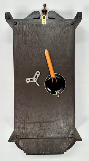 Vintage 31 Day UNIQUE Hammer on Coil Chime Pendulum Wall Clock