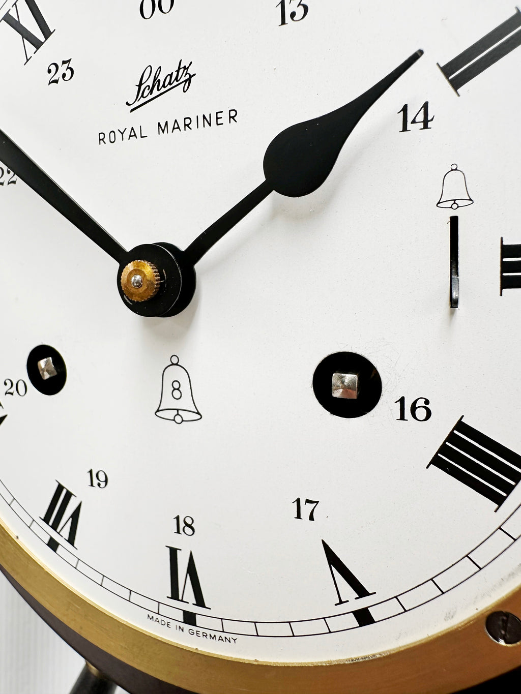 Vintage Schatz Royal Mariner Ships Bell Strike Wall Clock |  Adelaide Clocks