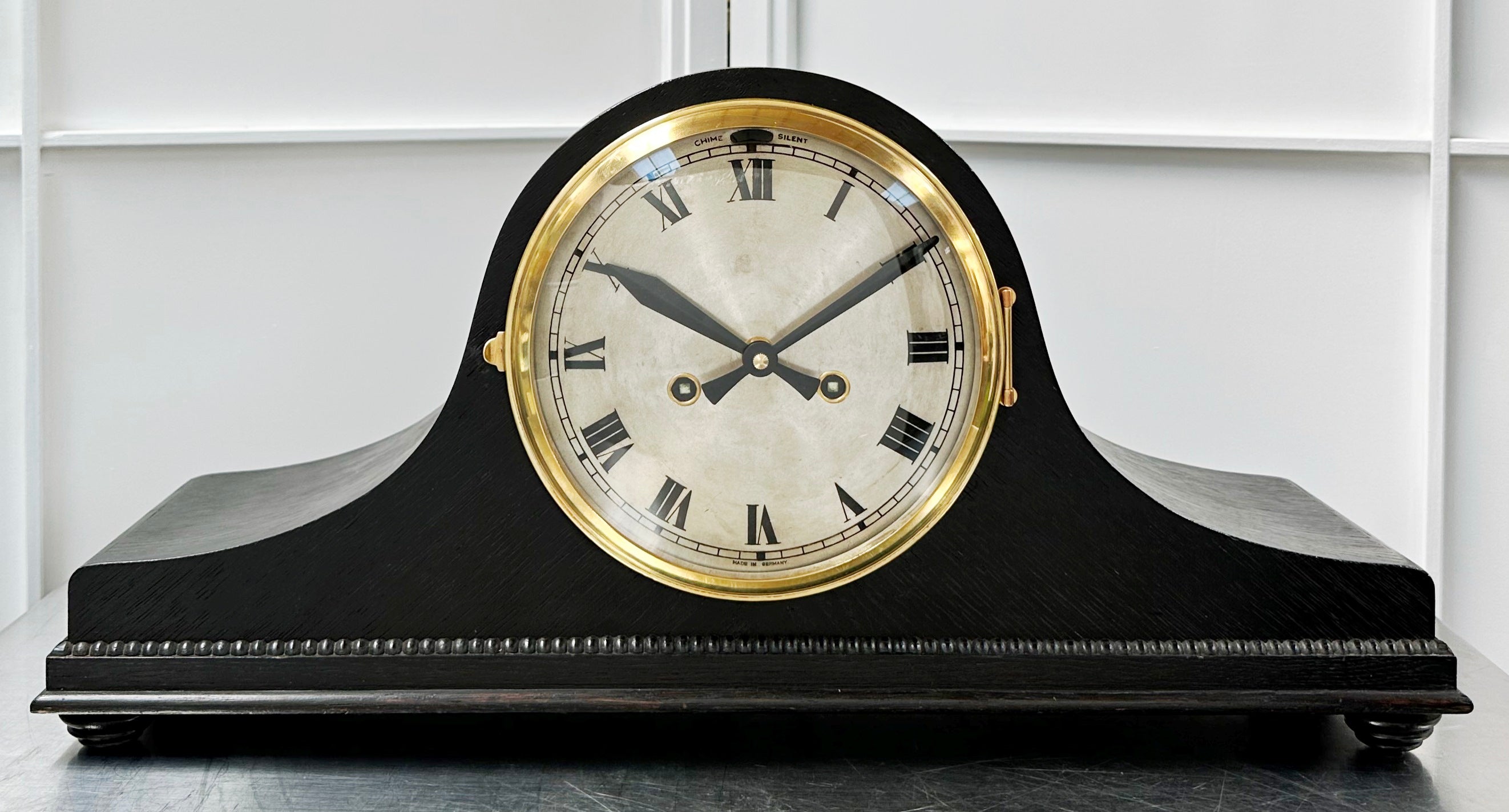 Vintage Junghans Napoleon Battery Mantel Clock | Adelaide Clocks