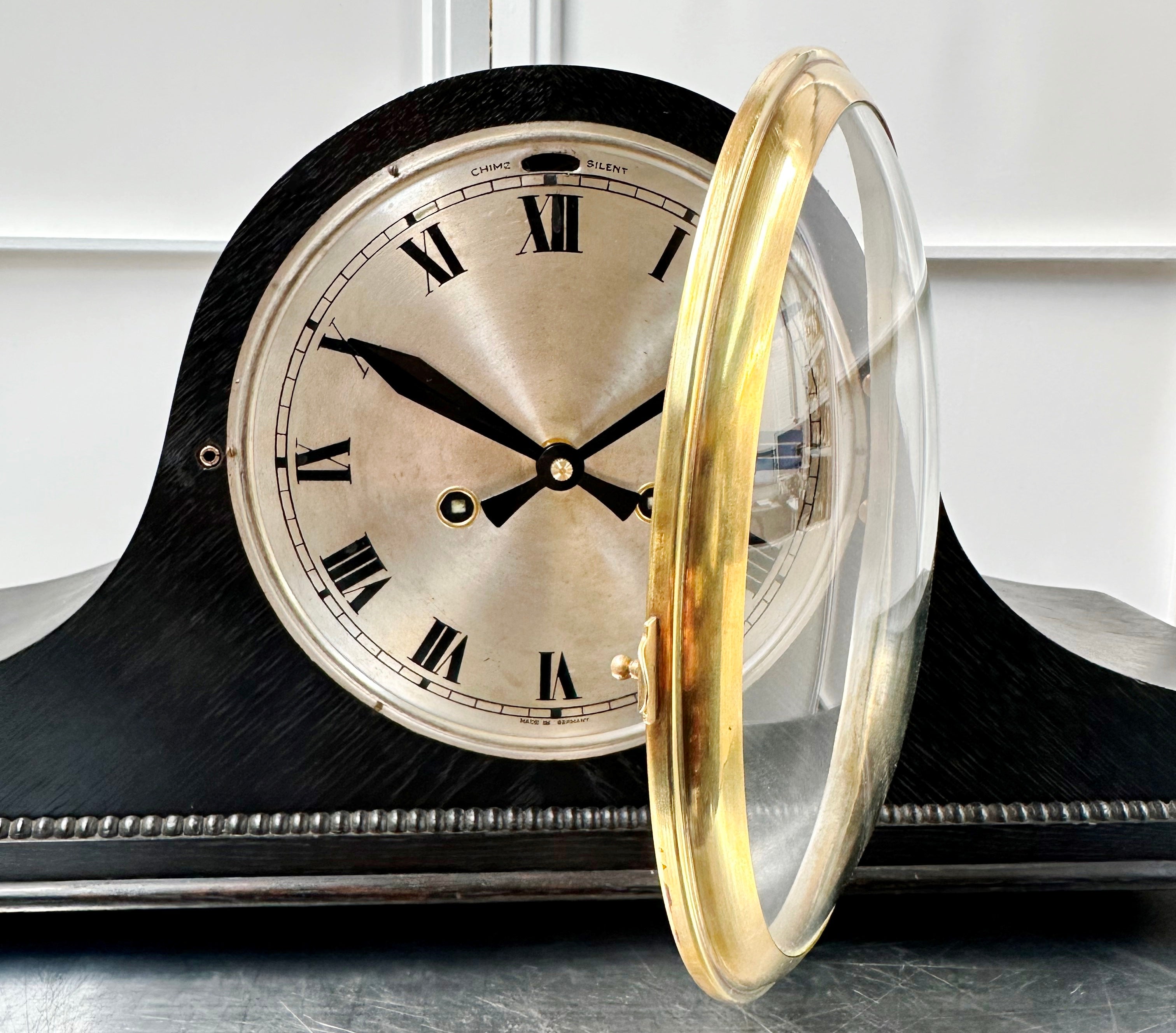 Vintage Junghans Napoleon Battery Mantel Clock | Adelaide Clocks