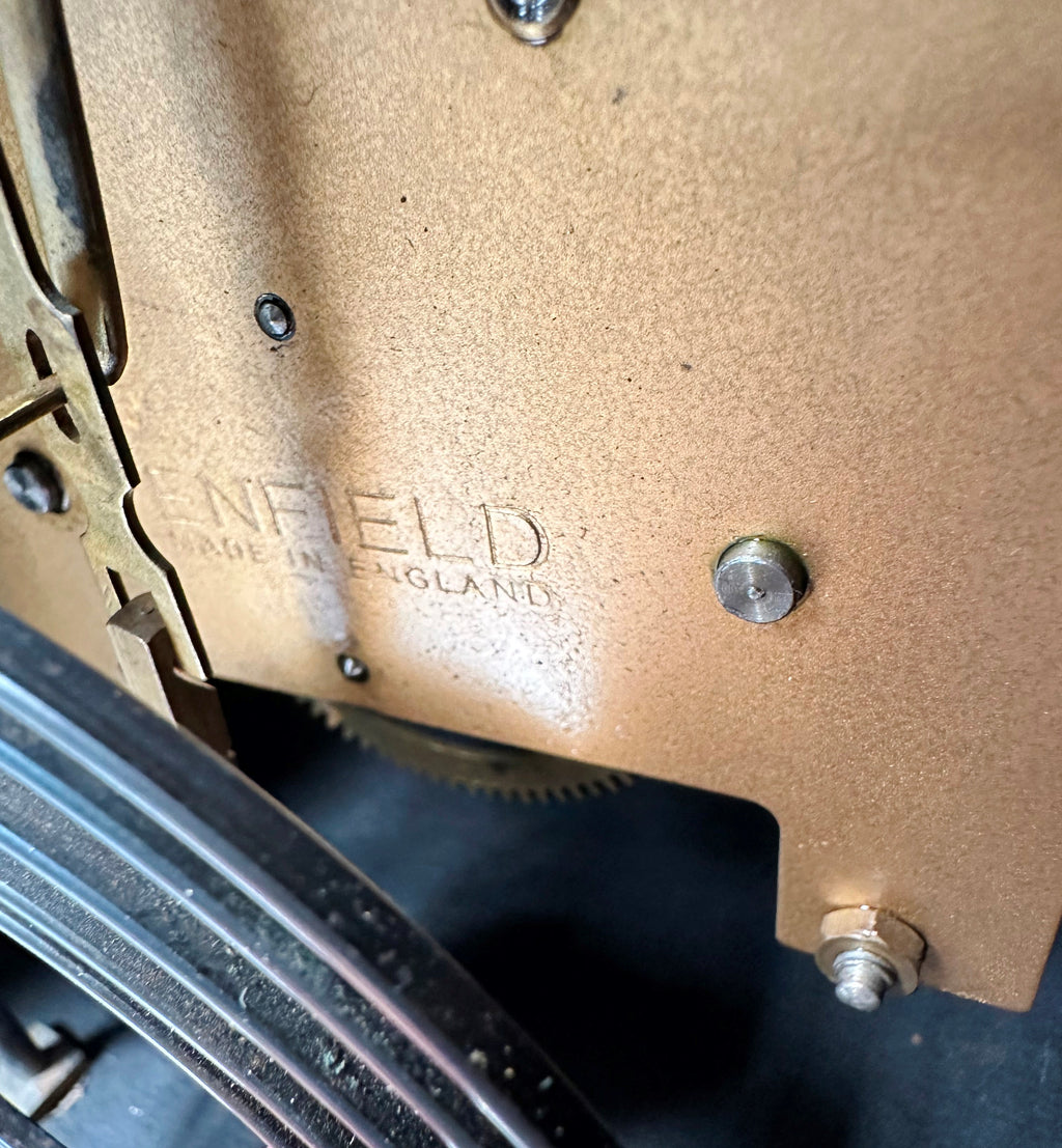 Original Vintage Enfield Hammer Chime Mantel Clock | Adelaide Clocks