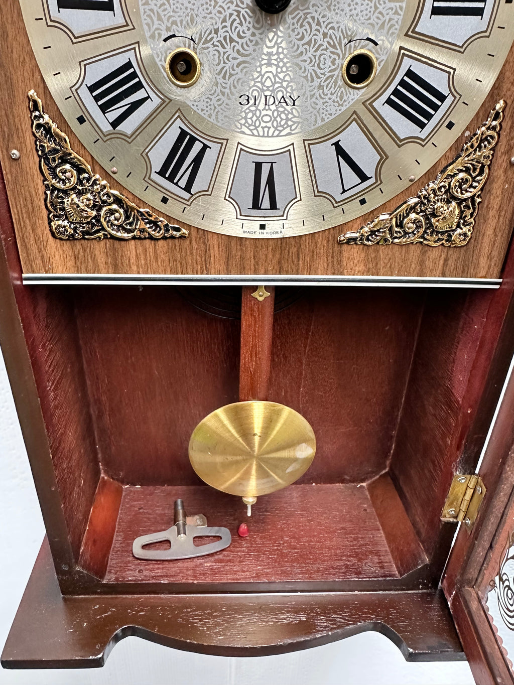 Vintage 31 Day UNIQUE Hammer on Coil Chime Pendulum Wall Clock | Adelaide Clocks