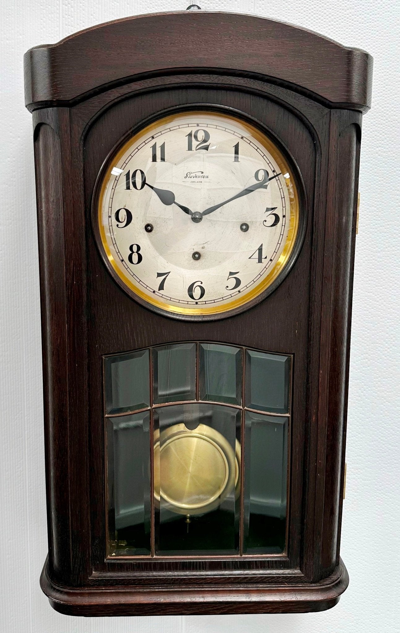 Only Clocks Antique German DRGM Westminster Chime Wall Clock | Adelaide Clocks