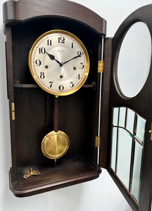 Antique German DRGM Westminster Chime Wall Clock | Adelaide Clocks