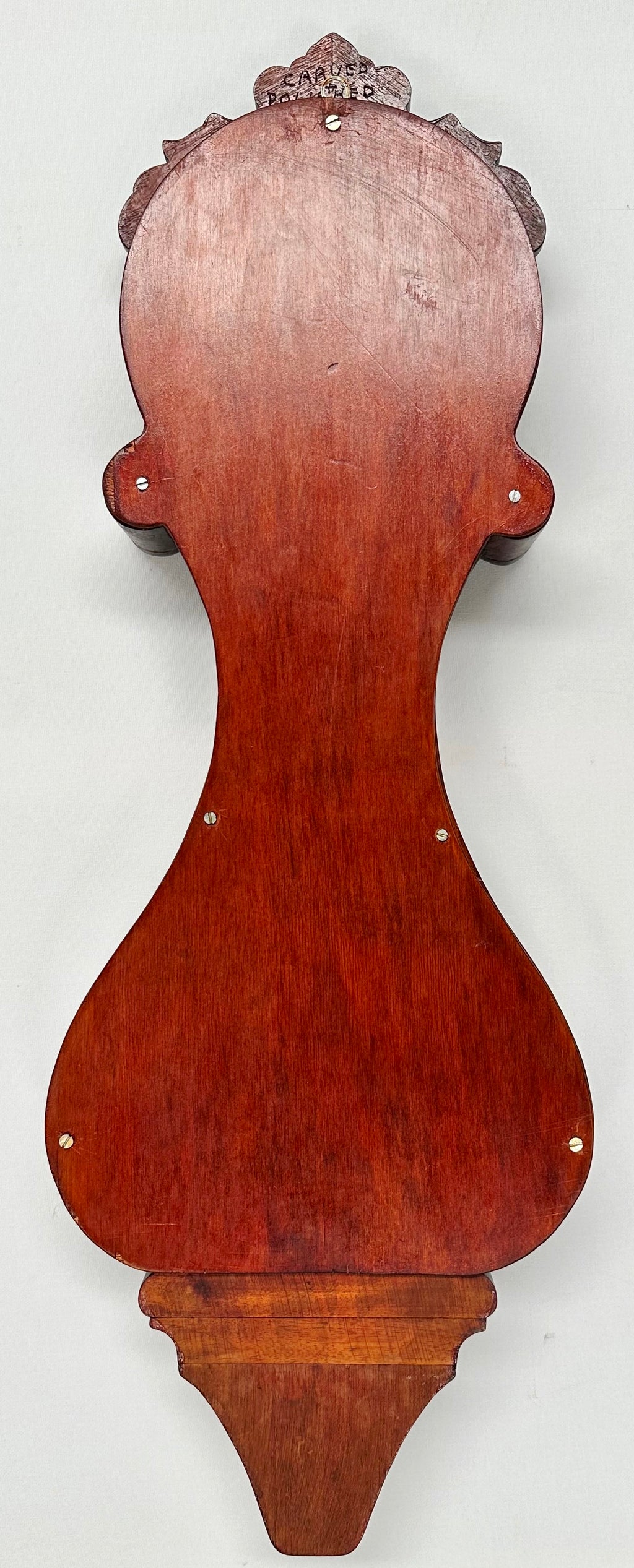 Vintage Figural Wooden Battery Pendulum Wall Clock | Adelaide Clocks