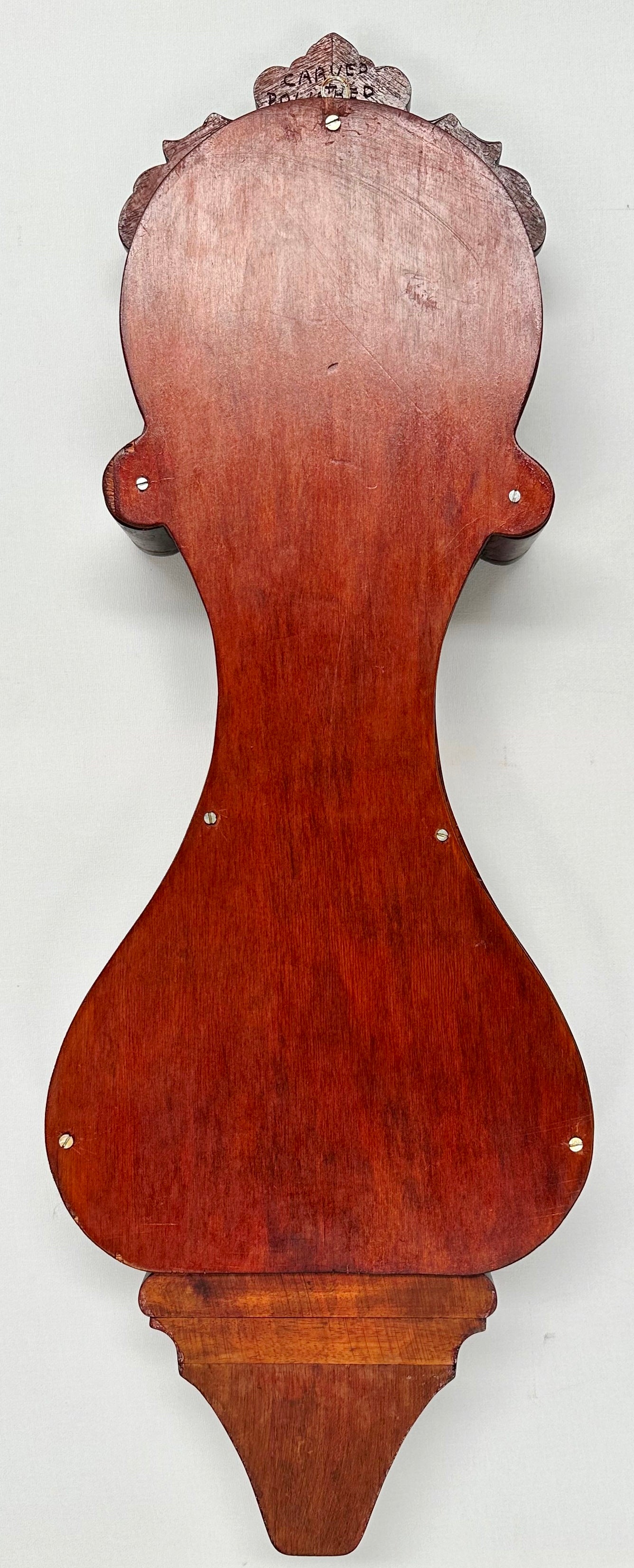 Vintage Figural Wooden Battery Pendulum Wall Clock | Adelaide Clocks