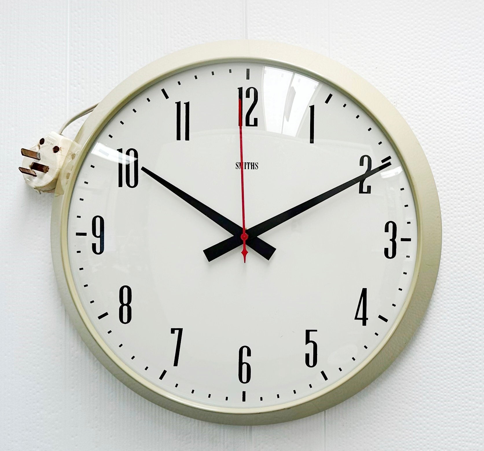 Only Clocks Vintage SMITHS Electric Wall School Clock | Adelaide Clocks