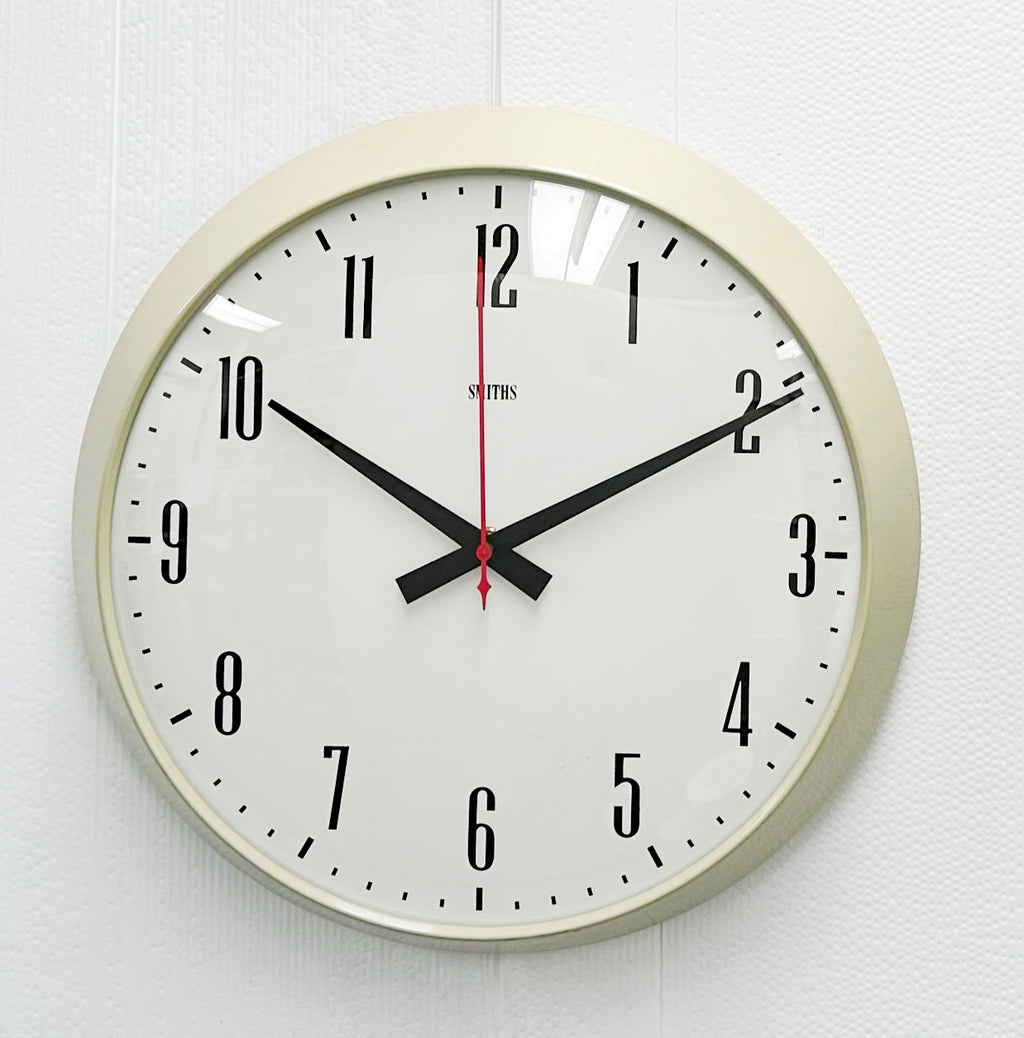 Vintage SMITHS Electric Wall School Clock | Adelaide Clocks