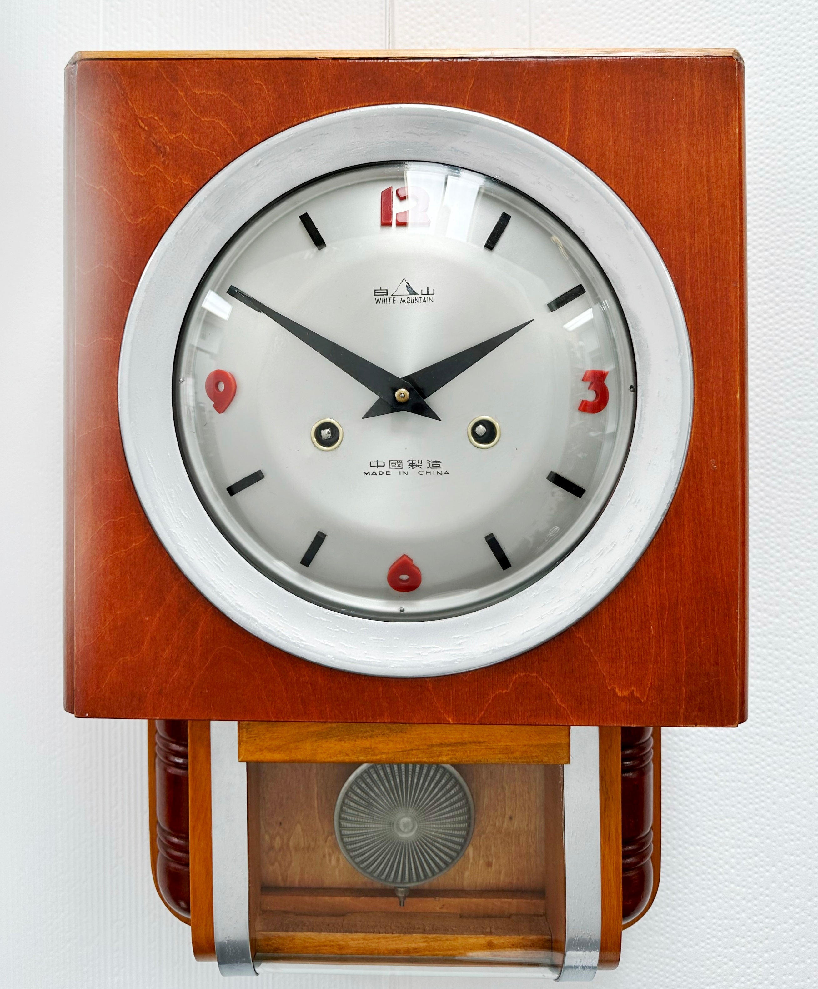 Vintage White Mountain 30 Day Strike Wall Clock | Adelaide Clocks
