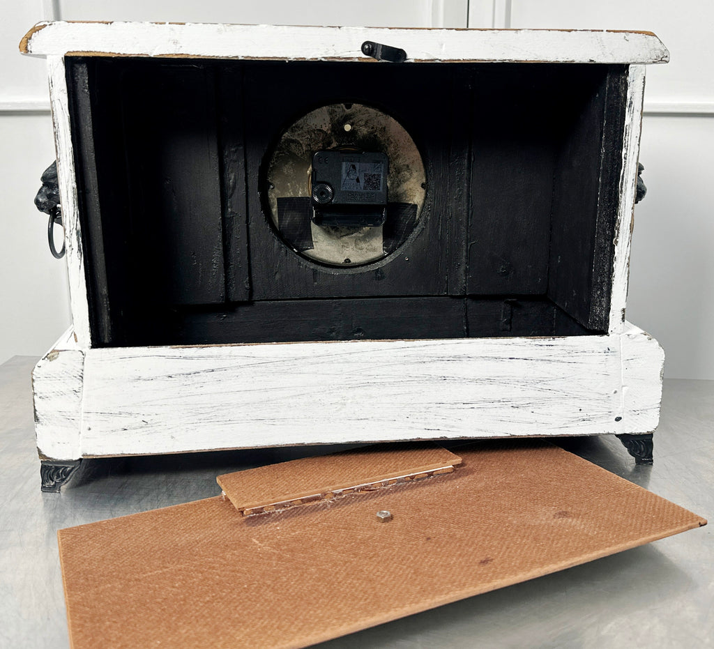Antique GILBERT Quartz Battery Mantel Clock | Adelaide Clocks