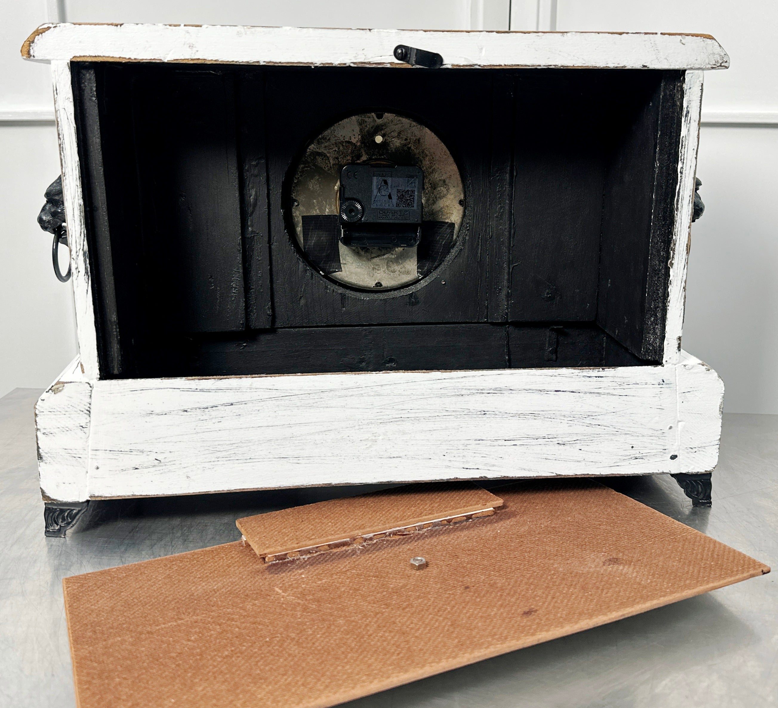 Antique GILBERT Quartz Battery Mantel Clock | Adelaide Clocks