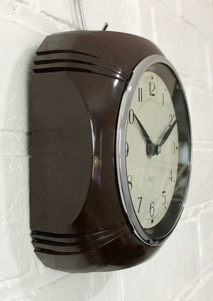 Original Smiths Sectric Bakelite Battery Kitchen Wall Clock |Adelaide Clocks