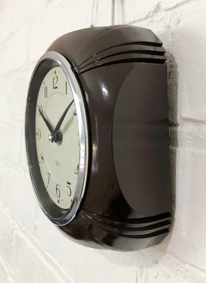 Original Smiths Sectric Bakelite Battery Kitchen Wall Clock |Adelaide Clocks