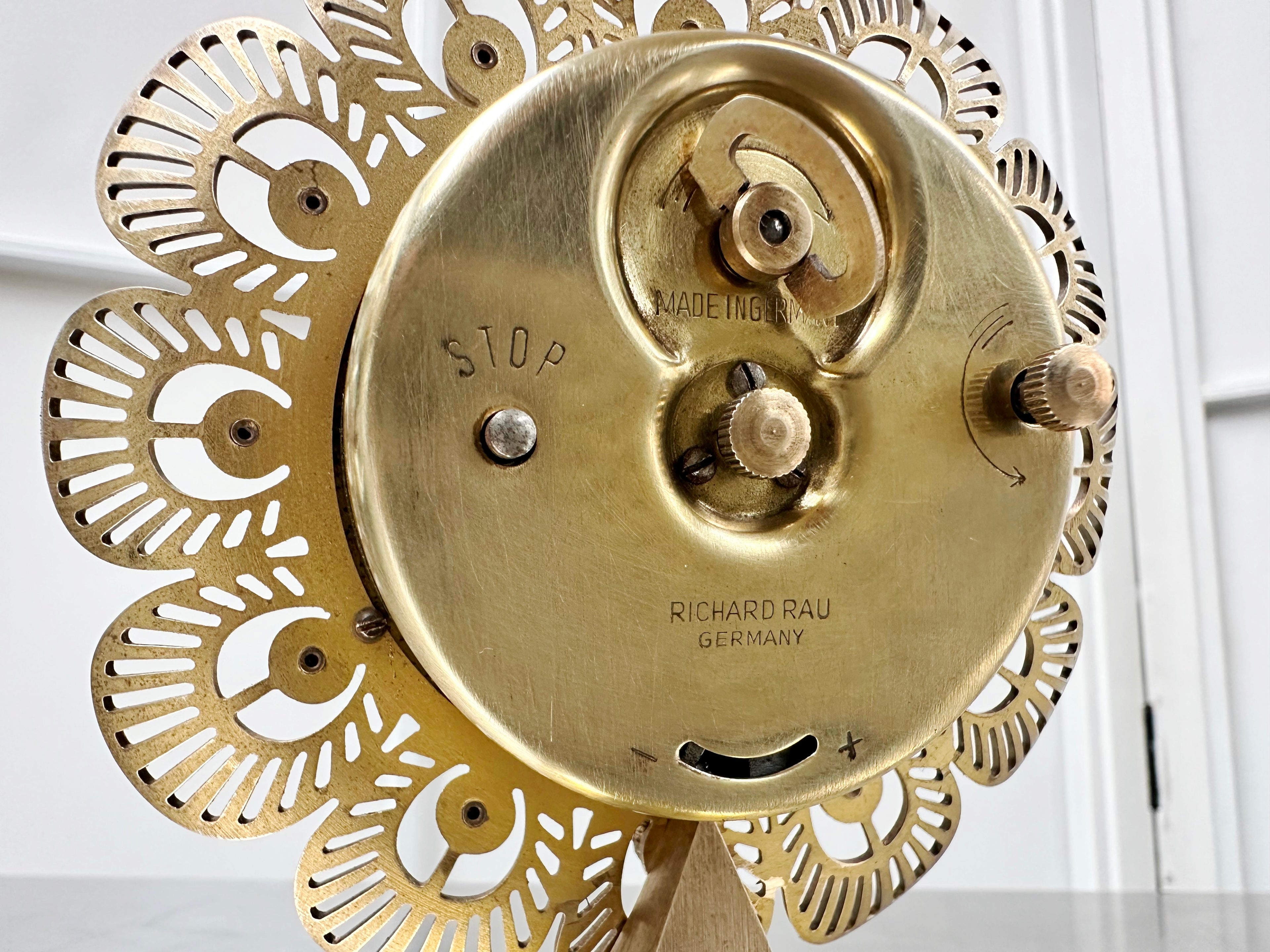 Vintage UNICORN German Starburst Petite Desk Alarm Clock | Adelaide Clocks