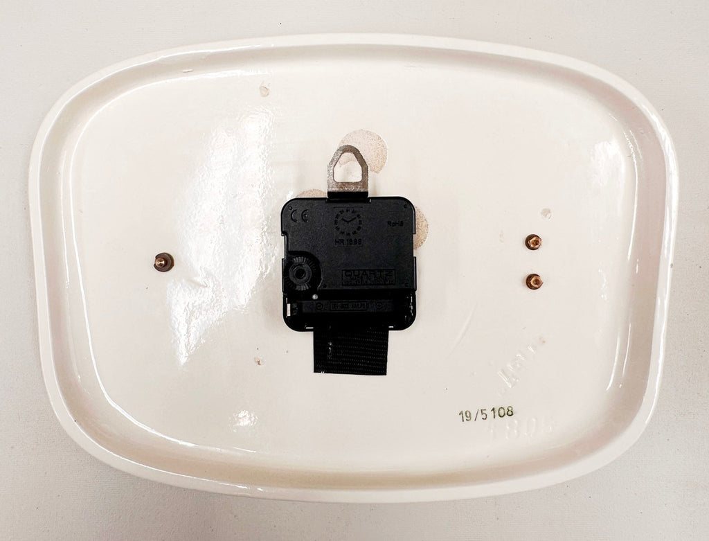 Vintage JUNGHANS Ceramic Green Quartz Kitchen Wall Clock  | Adelaide Clocks
