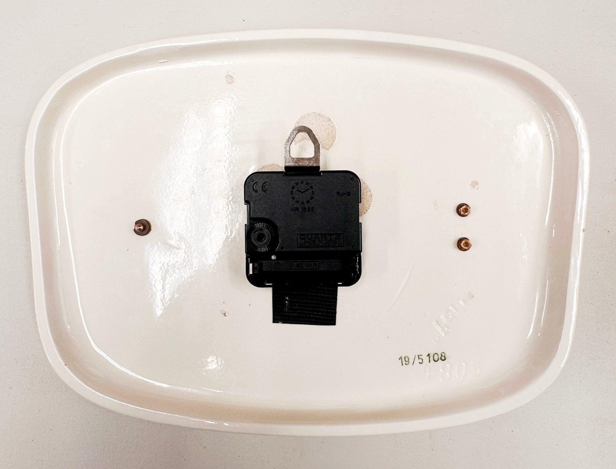 Vintage JUNGHANS Ceramic Green Quartz Kitchen Wall Clock  | Adelaide Clocks