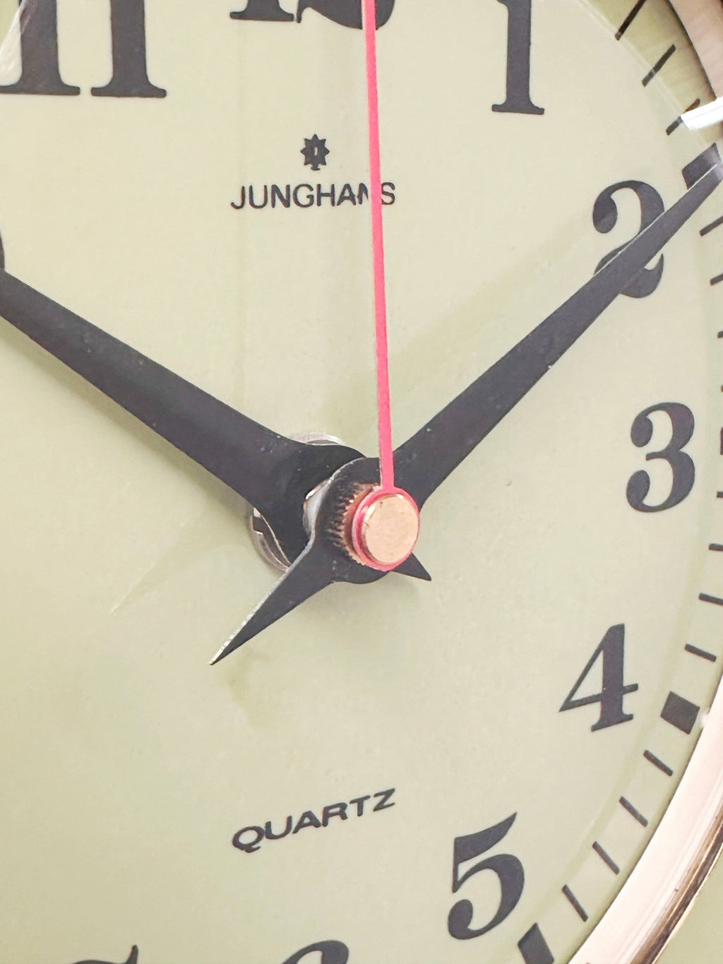 Vintage Junghans Quartz Kitchen Green Wall Clock | Adelaide Clocks