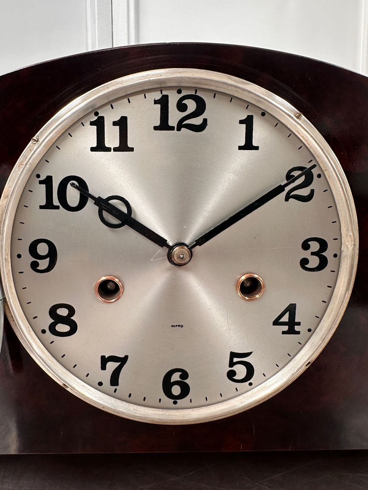 Vintage HAC Inpro Hammer on Coil Strike Mantel Clock | Adelaide Clocks