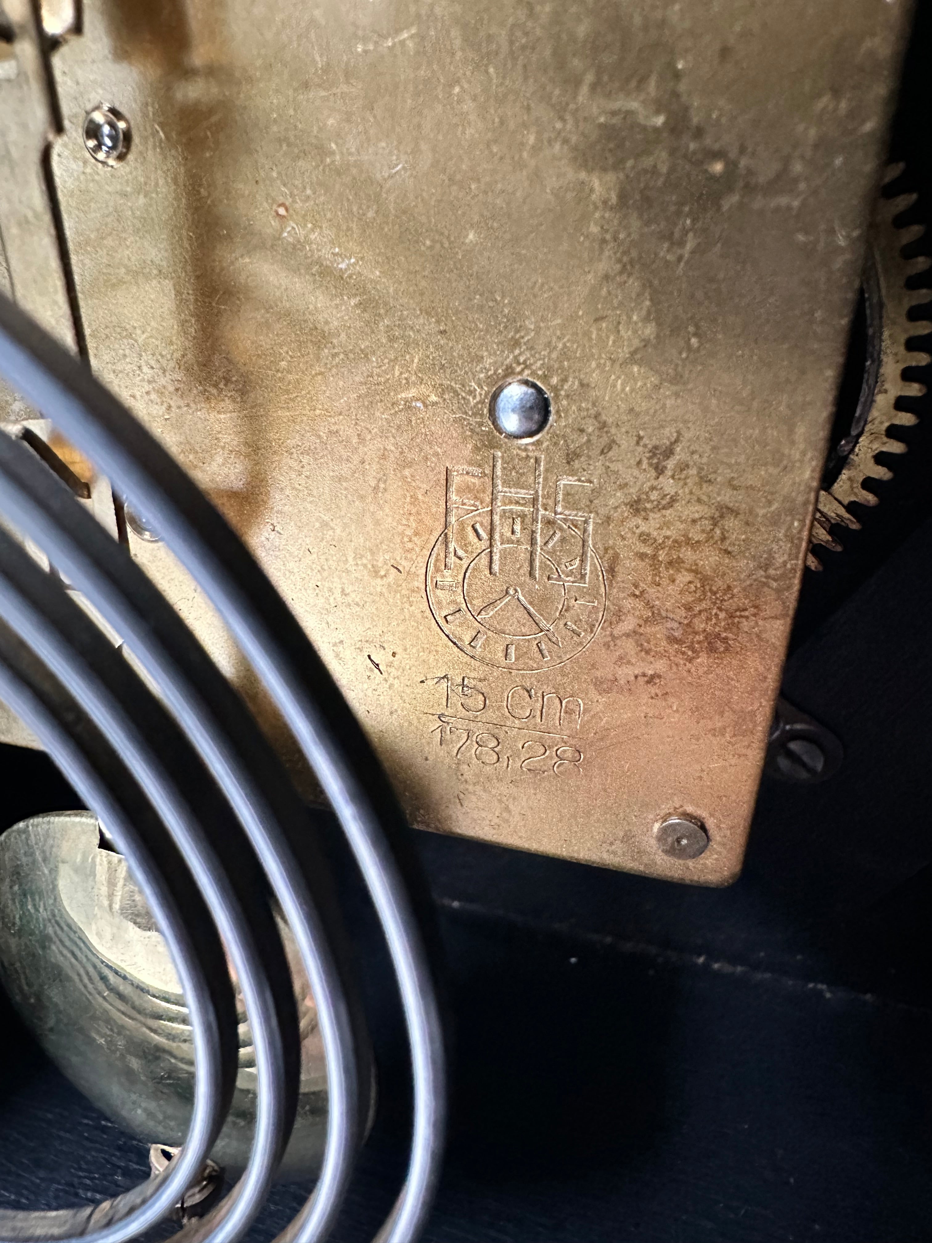 Vintage Art Deco FHS German Hammer on Coil Strike Mantel Clock | Adelaide Clocks