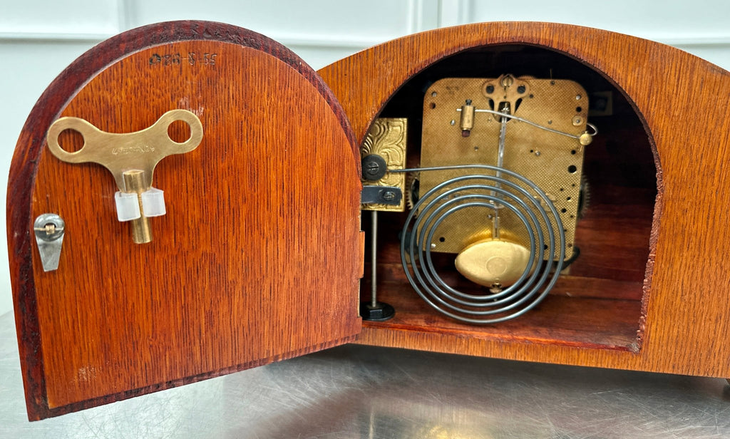 Vintage HAC Inpro Hammer on Coil Strike Mantel Clock | Adelaide Clocks