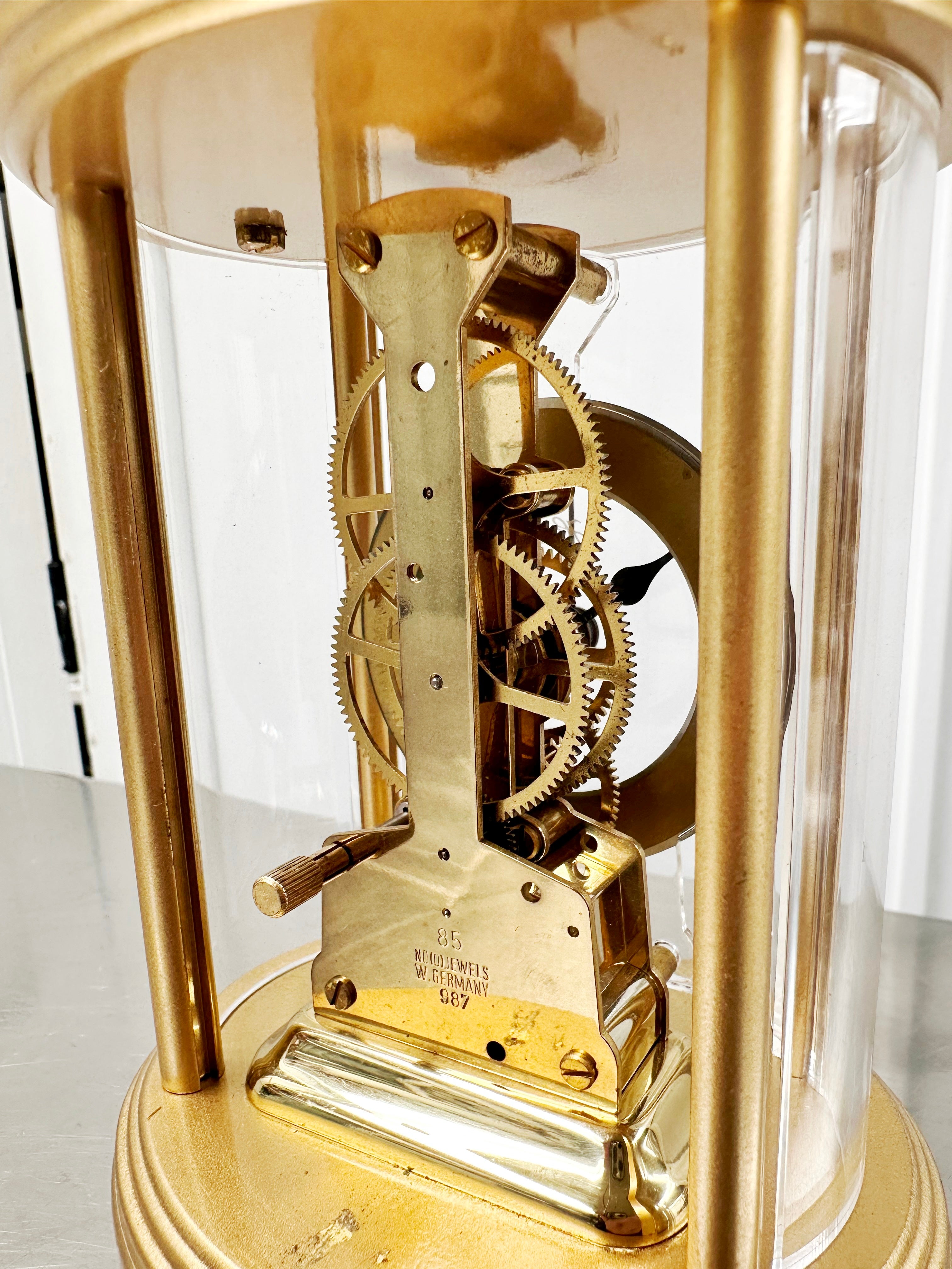 Vintage Hermle Battery Mantel Clock | Adelaide Clocks