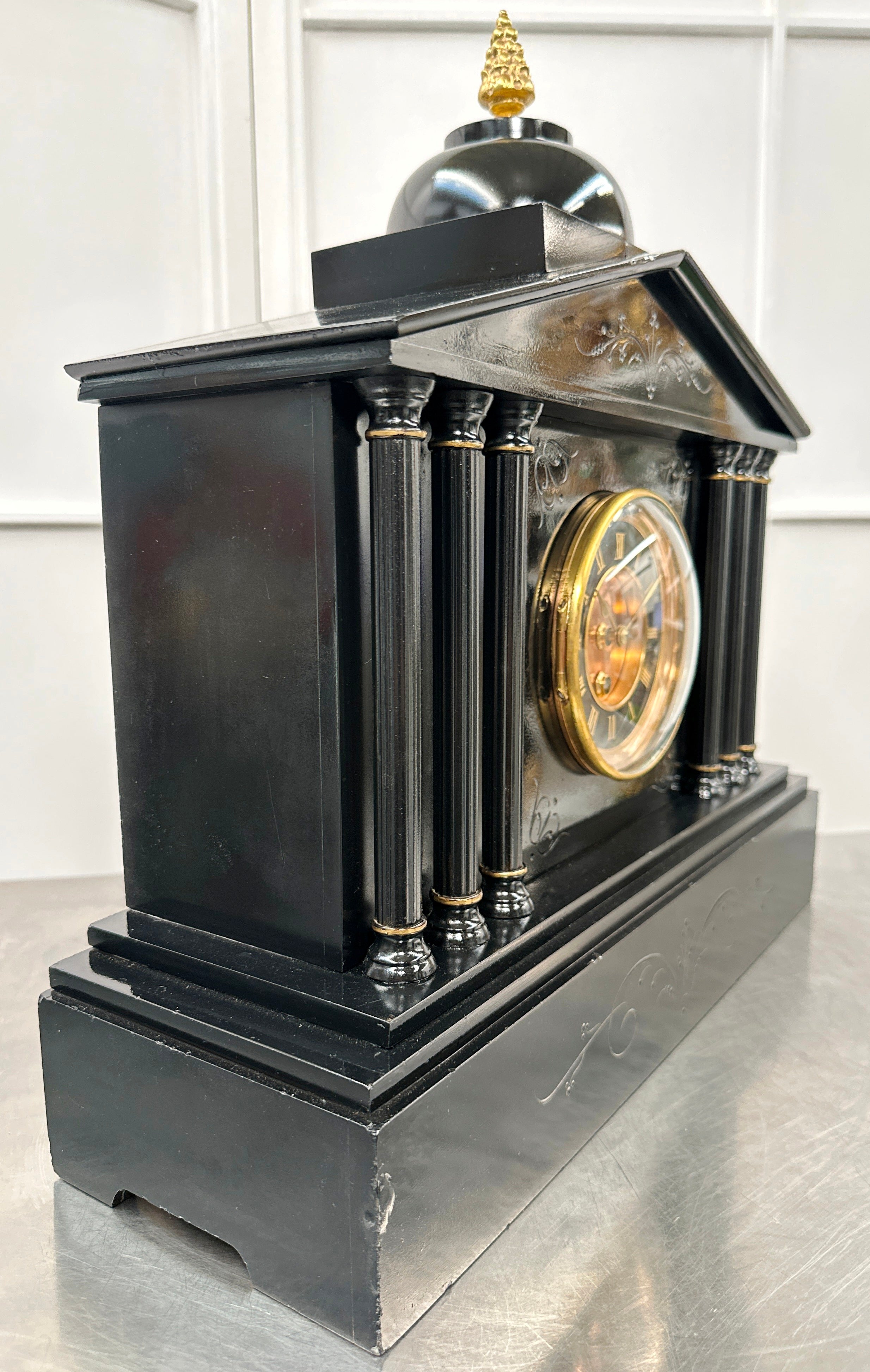 Antique French Slate Mantel Clock | Adelaide Clocks