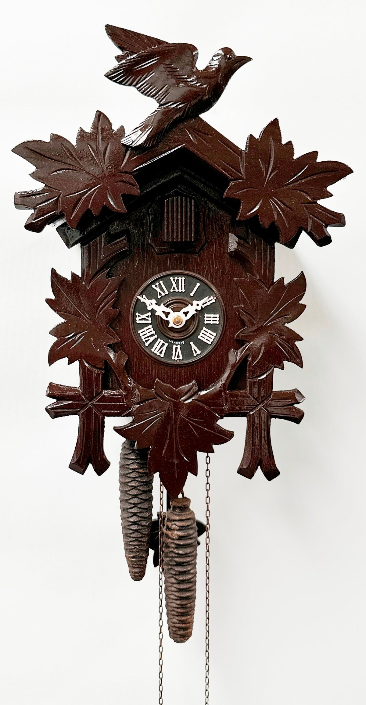 Vintage Black Forest 5 Leaf Cuckoo Bird Chime Wall Clock | Adelaide Clocks