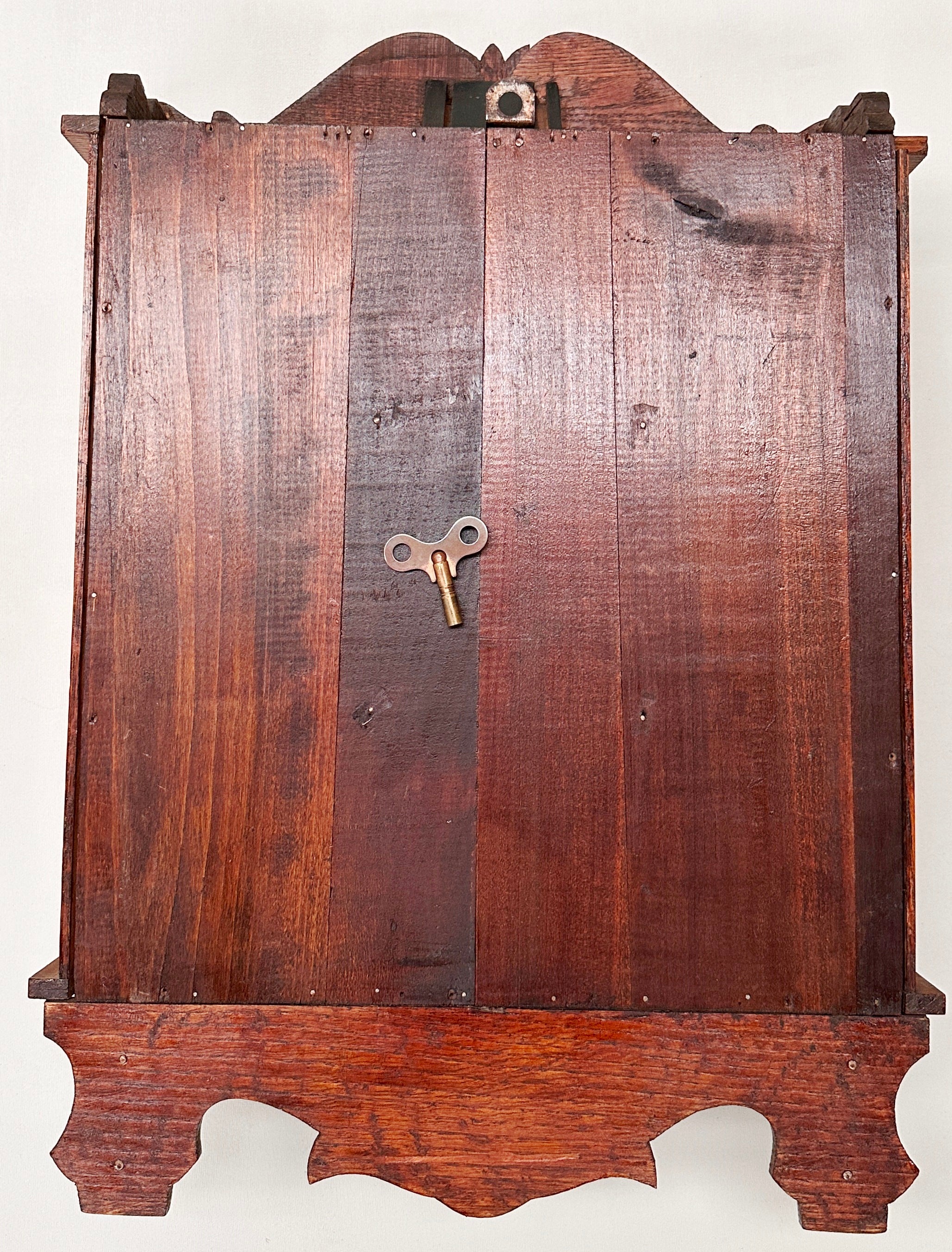 Antique Oak Wood GILBERT Wall Clock with Silent Tick-Tock Movement | Adelaide Clocks