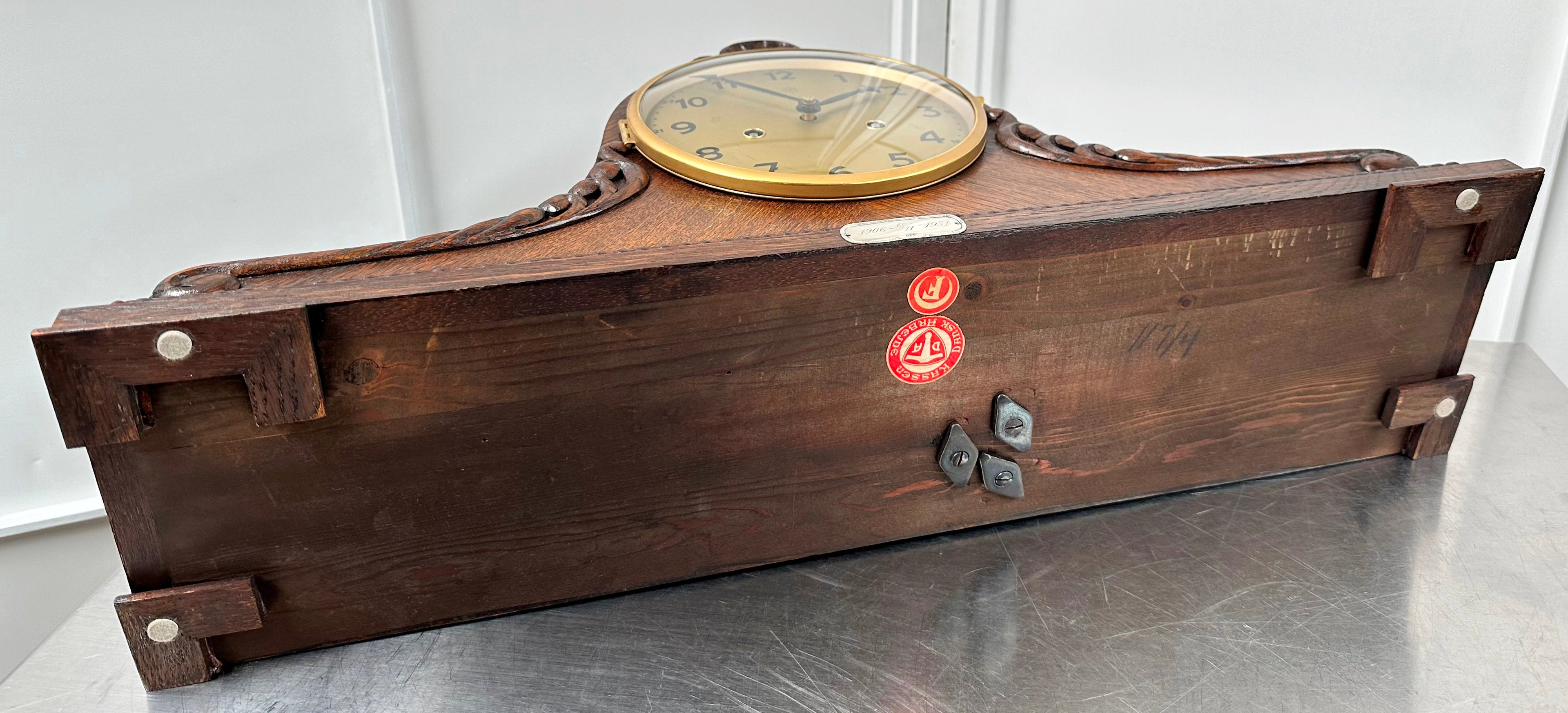 Vintage Art Deco Junghans Hammer on Rods Bim Bam Chime Mantel Clock | Adelaide Clocks