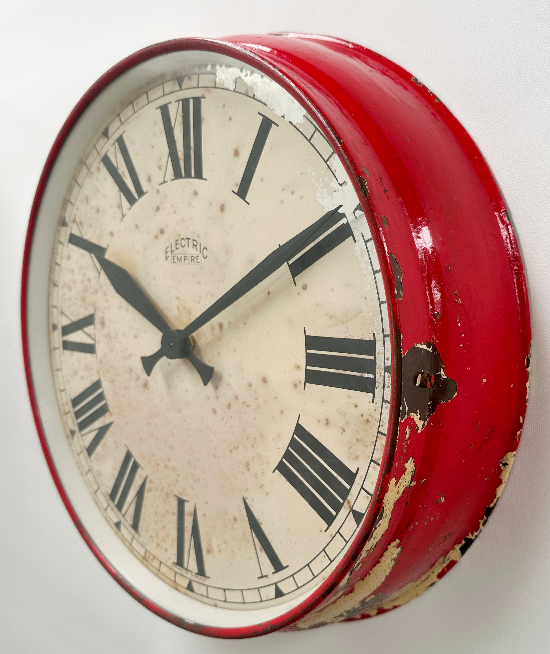 Vintage Electric Empire Station Battery Wall School Clock | Adelaide Clocks