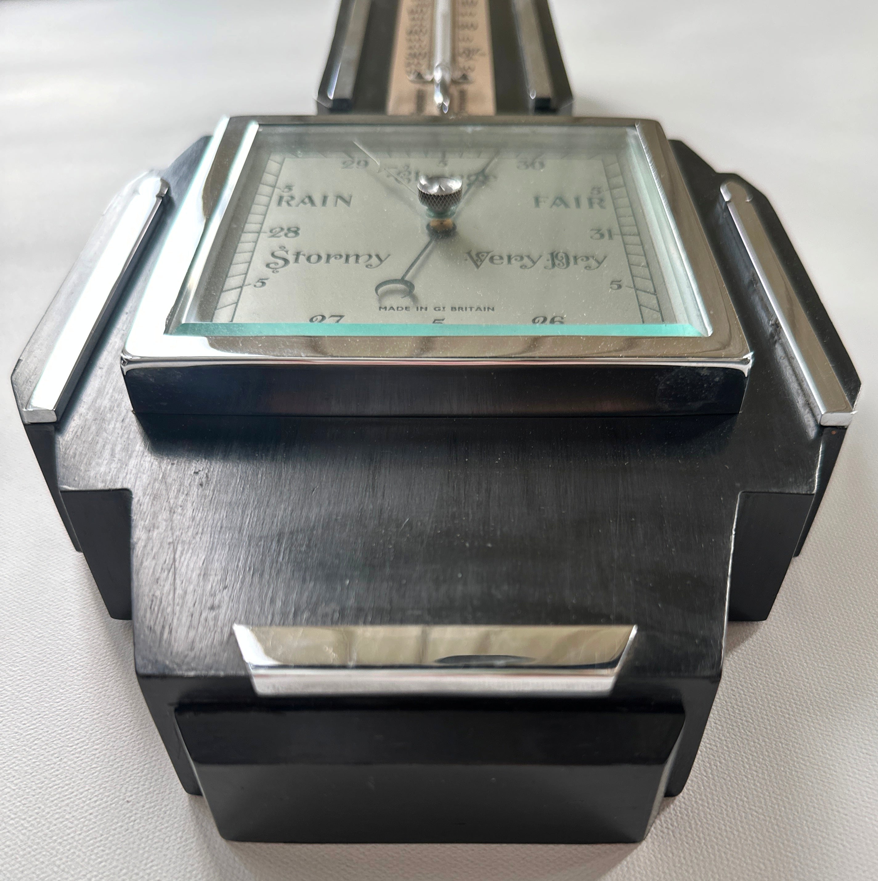Original Art Deco 1950's T.A. REYNOLDS, SON Thermometer and Barometer | Adelaide Clocks