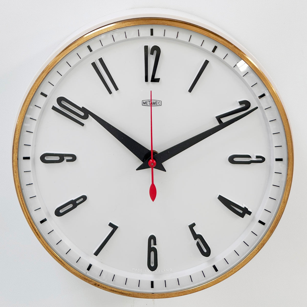 Vintage METAMEC Electric Wall School Clock | Adelaide Clocks