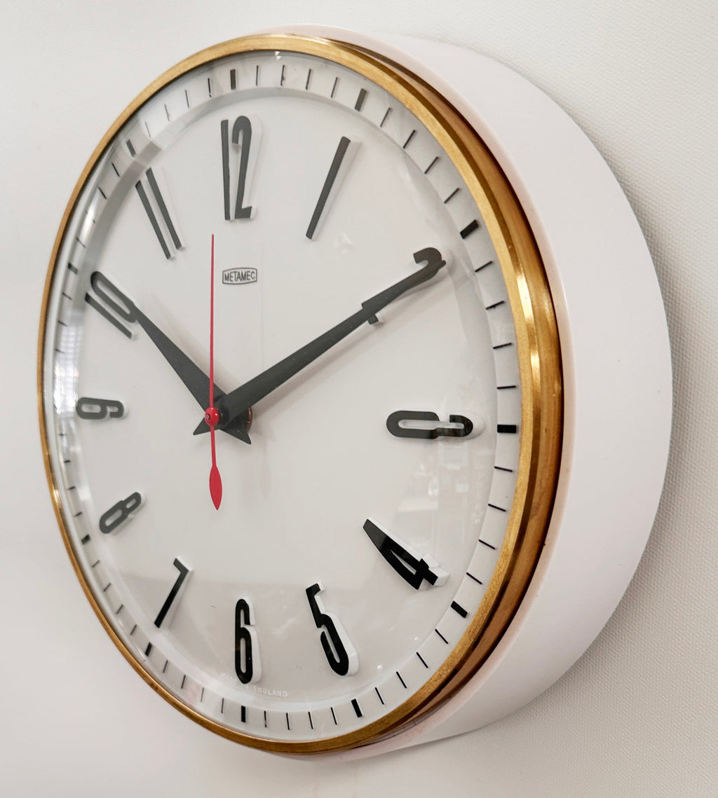 Vintage METAMEC Electric Wall School Clock | Adelaide Clocks