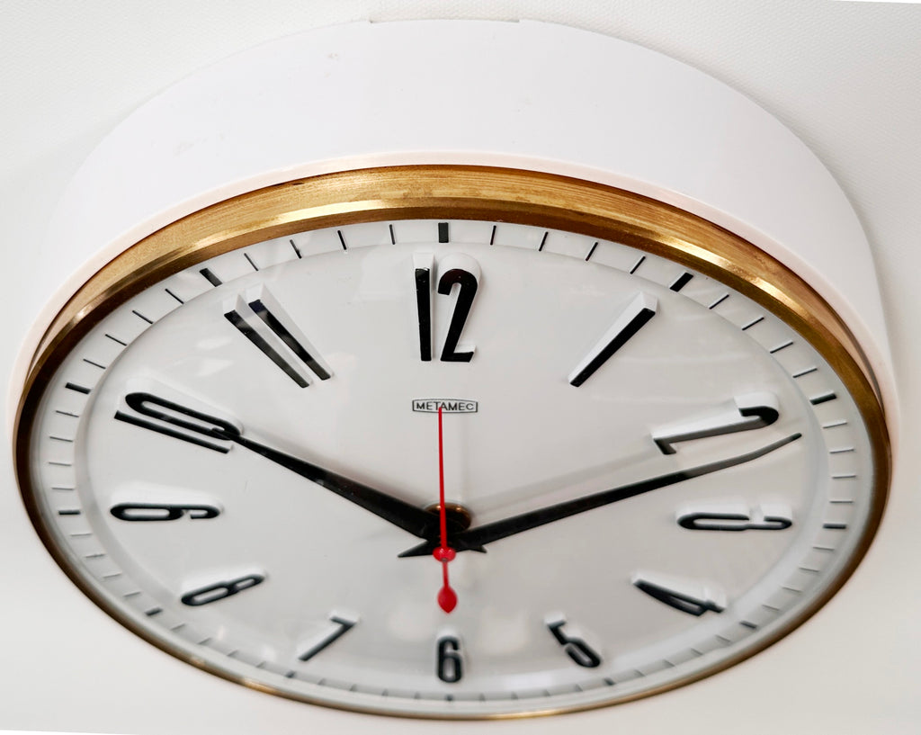 Vintage METAMEC Electric Wall School Clock | Adelaide Clocks
